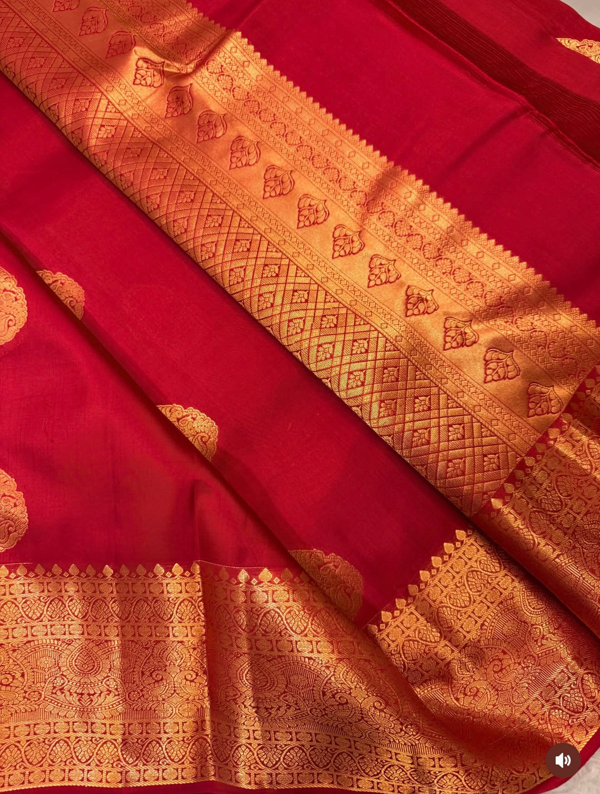 KANCHIPURAM PURE SILK SAREE | SILKMARK® CERTIFIED - AESTHETIC RED