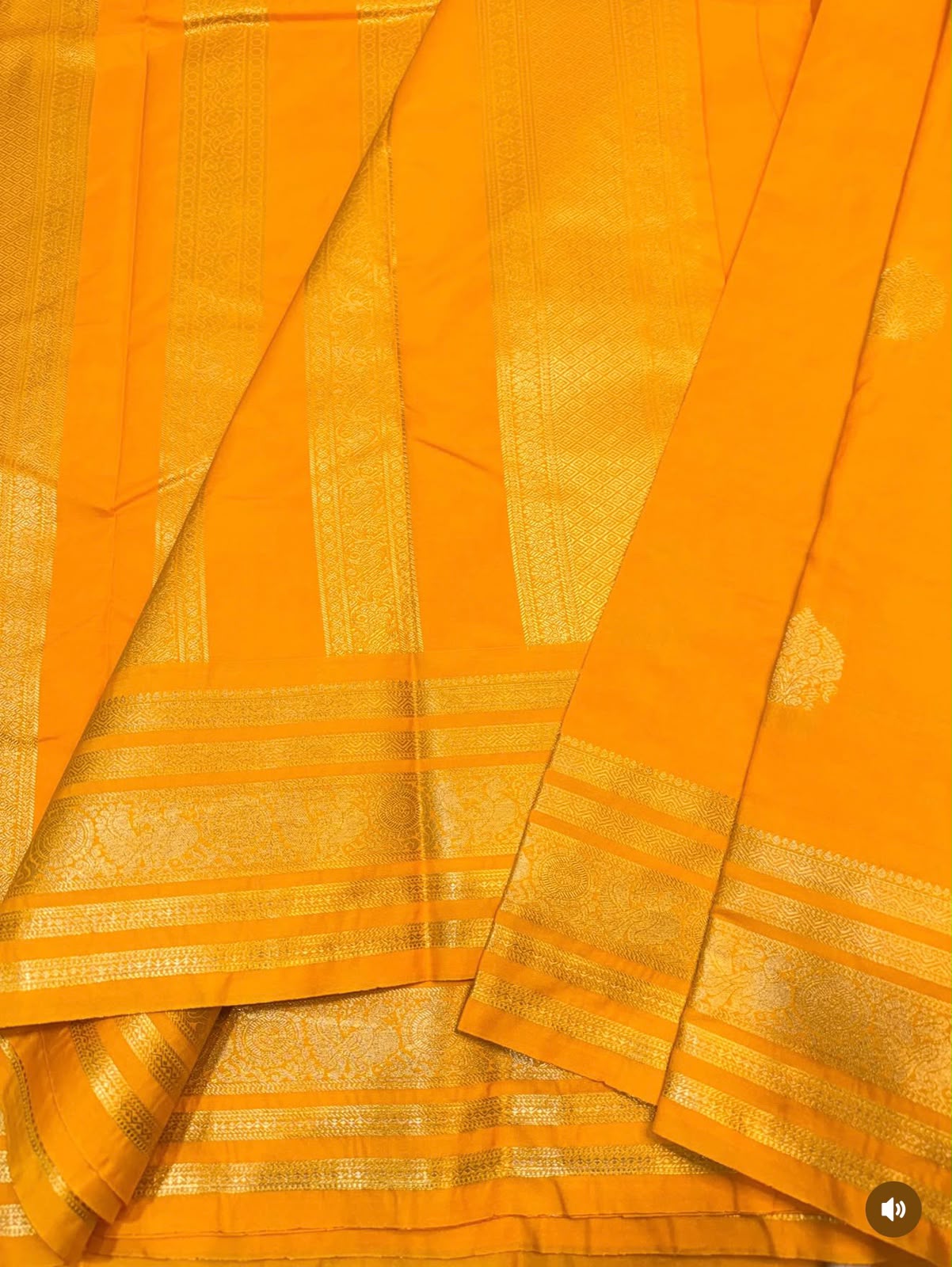 PREMIUM SEMI KANCHI SILK SAREE - AMBER