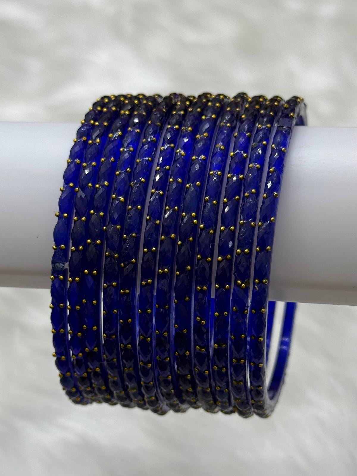 RAINDROP GLASS BANGLES PACK OF 12