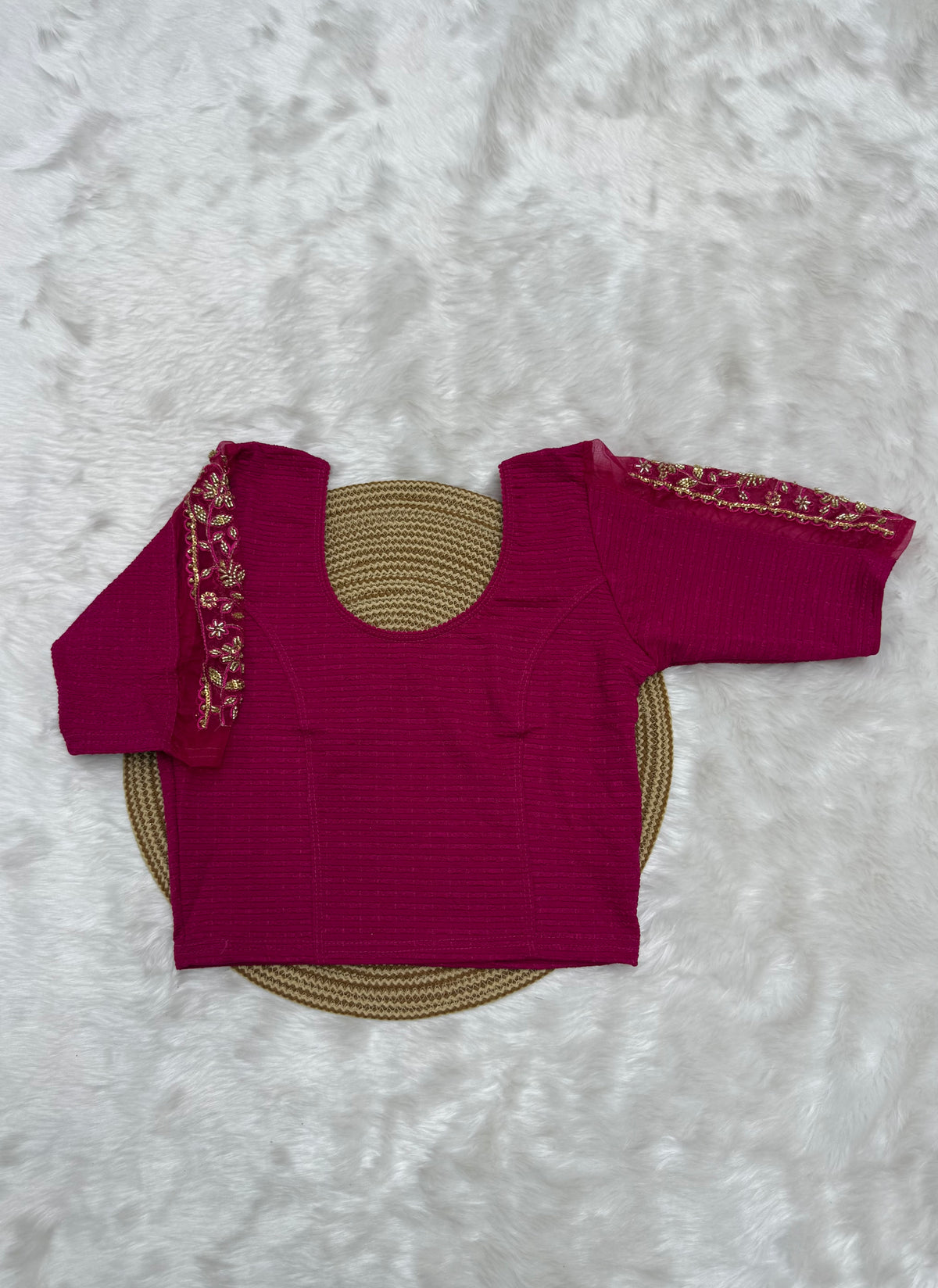 DESIGNER STRETCHABLE BLOUSE - PINK