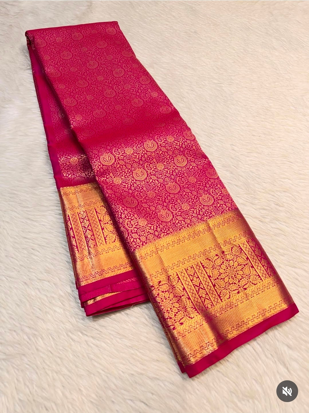 PREMIUM SEMI KANCHI SILK SAREE - PINK