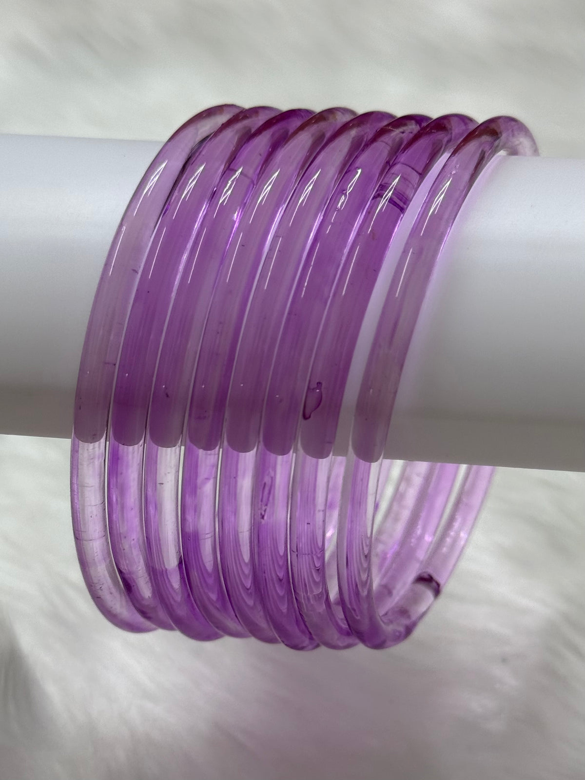 TRENDING JELLY GLASS BANGLES PACK OF 10