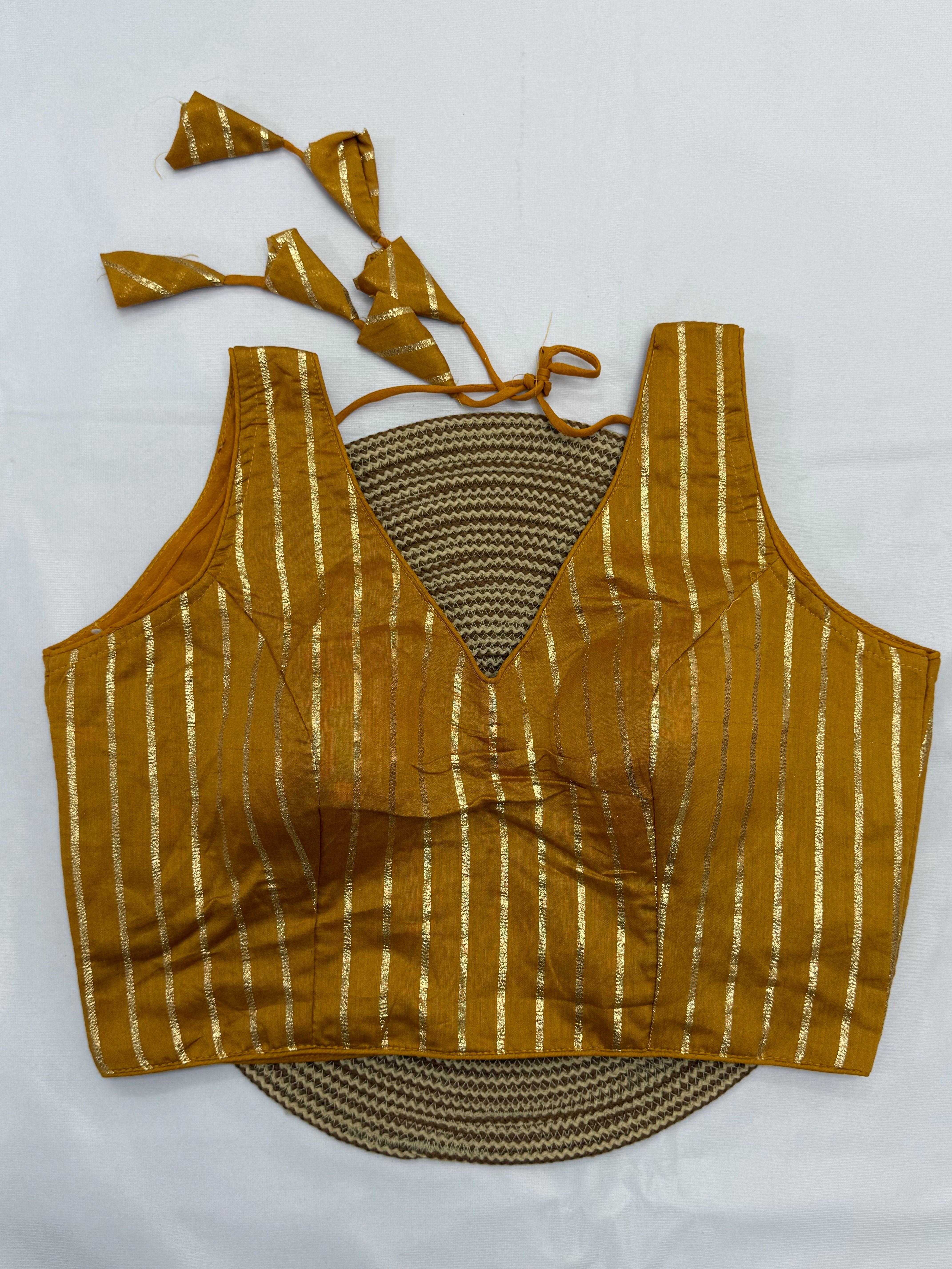 DESIGNER SLEEVELESS READYMADE BLOUSE