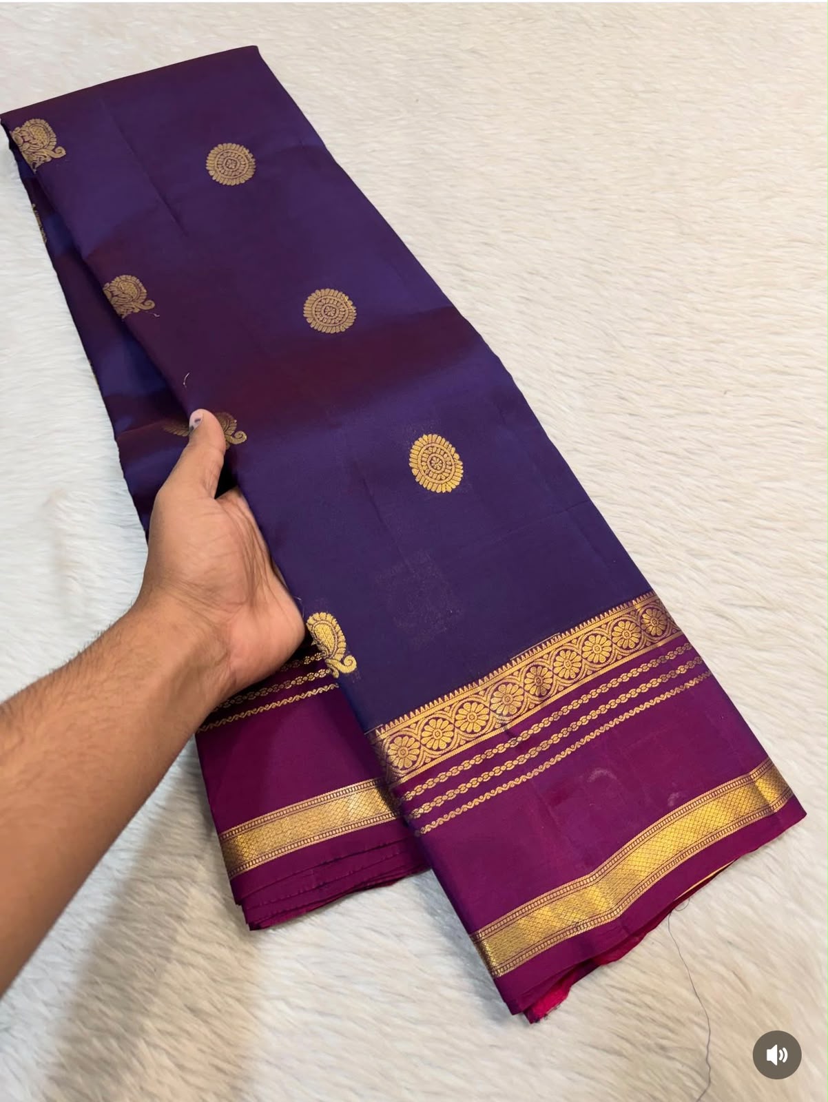 KANCHIPURAM PURE SILK SAREE | SILKMARK® CERTIFIED - ROYAL PURPLE