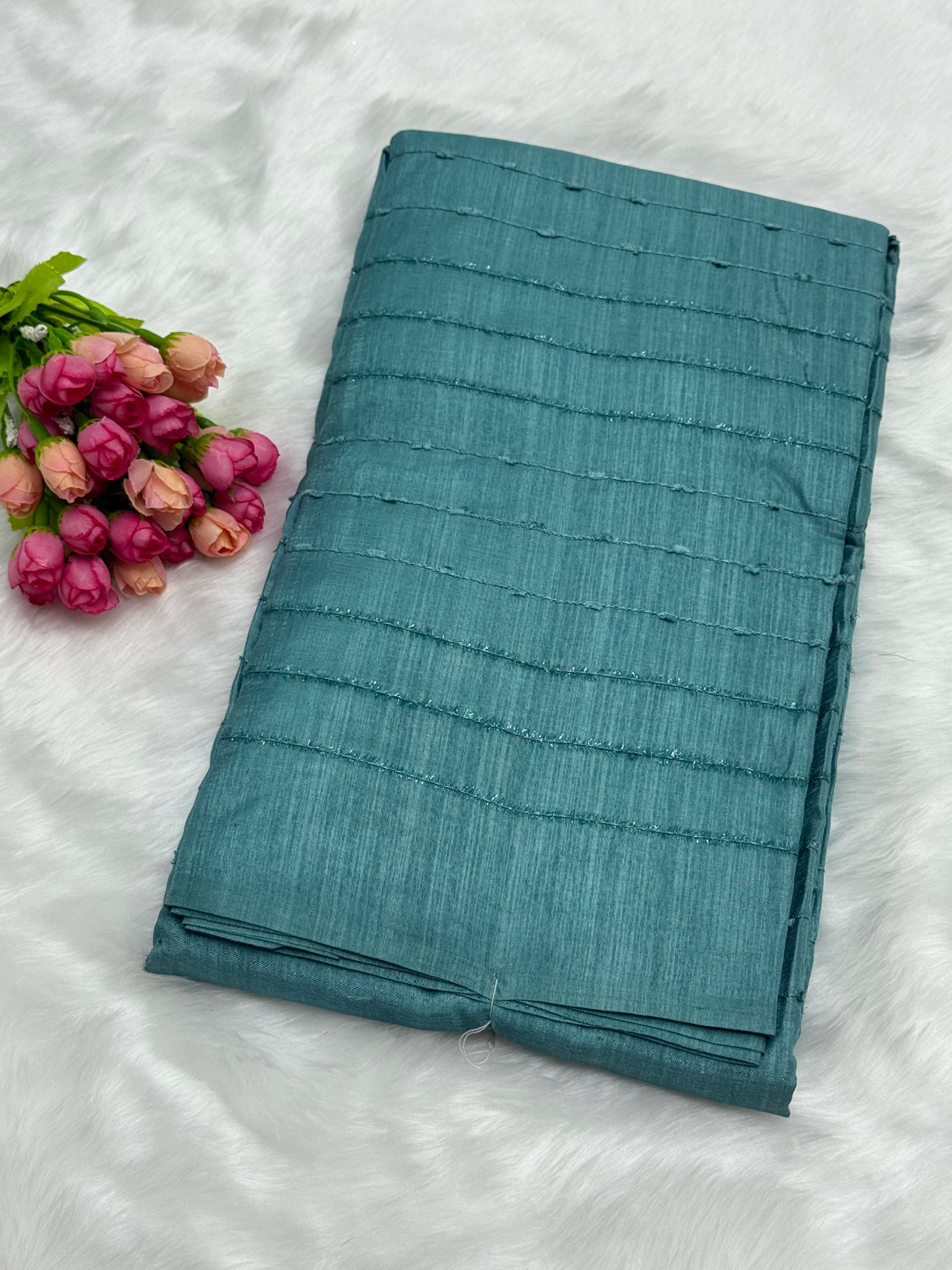 DESIGNER DOLLA SILK SAREE - VIRIDIAN
