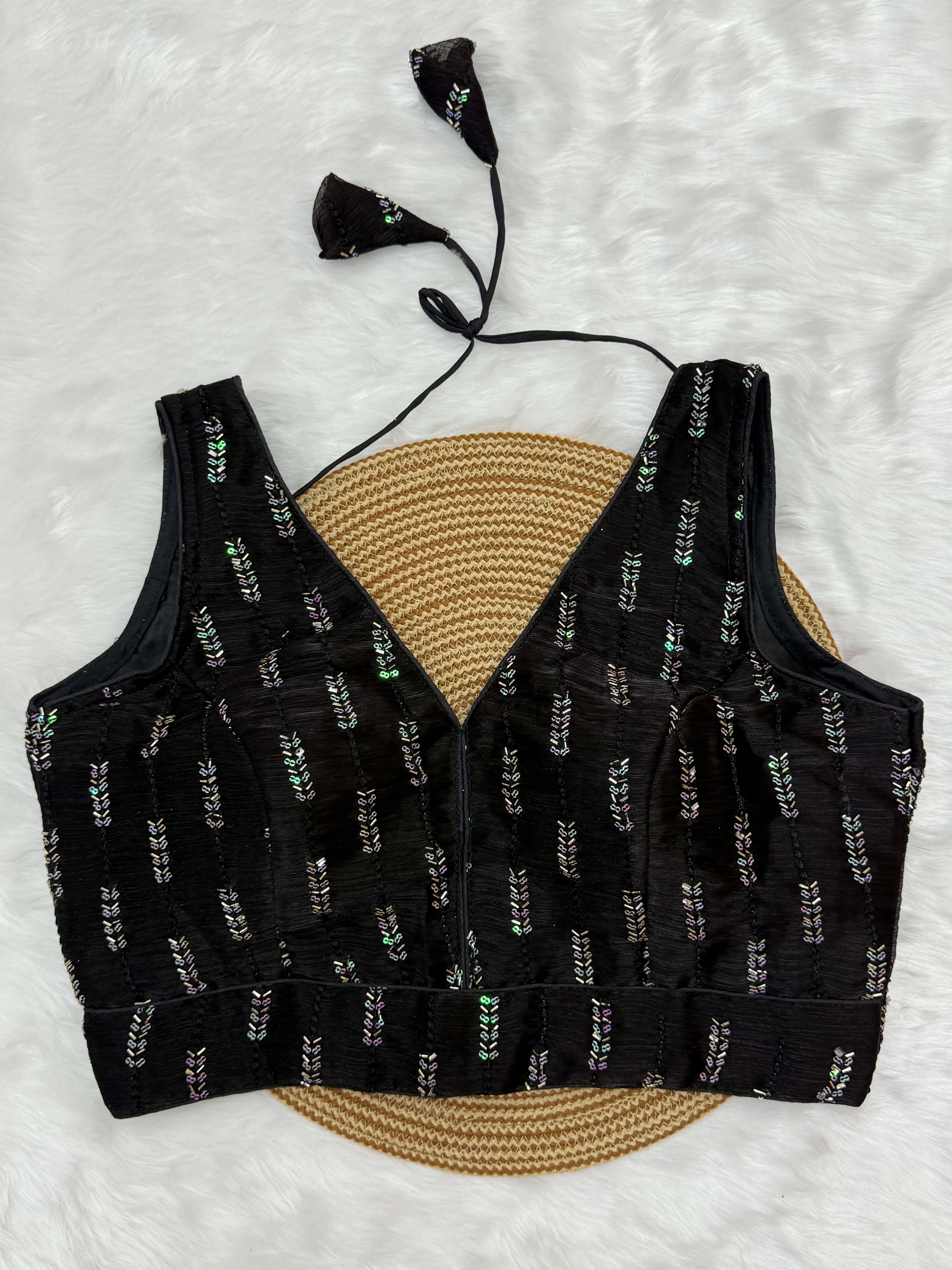 FANCY READYMADE SLEEVELESS BLOUSE