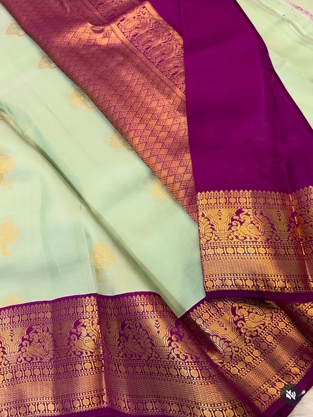 KANCHIPURAM PURE SILK SAREE | SILKMARK® CERTIFIED - PISTA REEN
