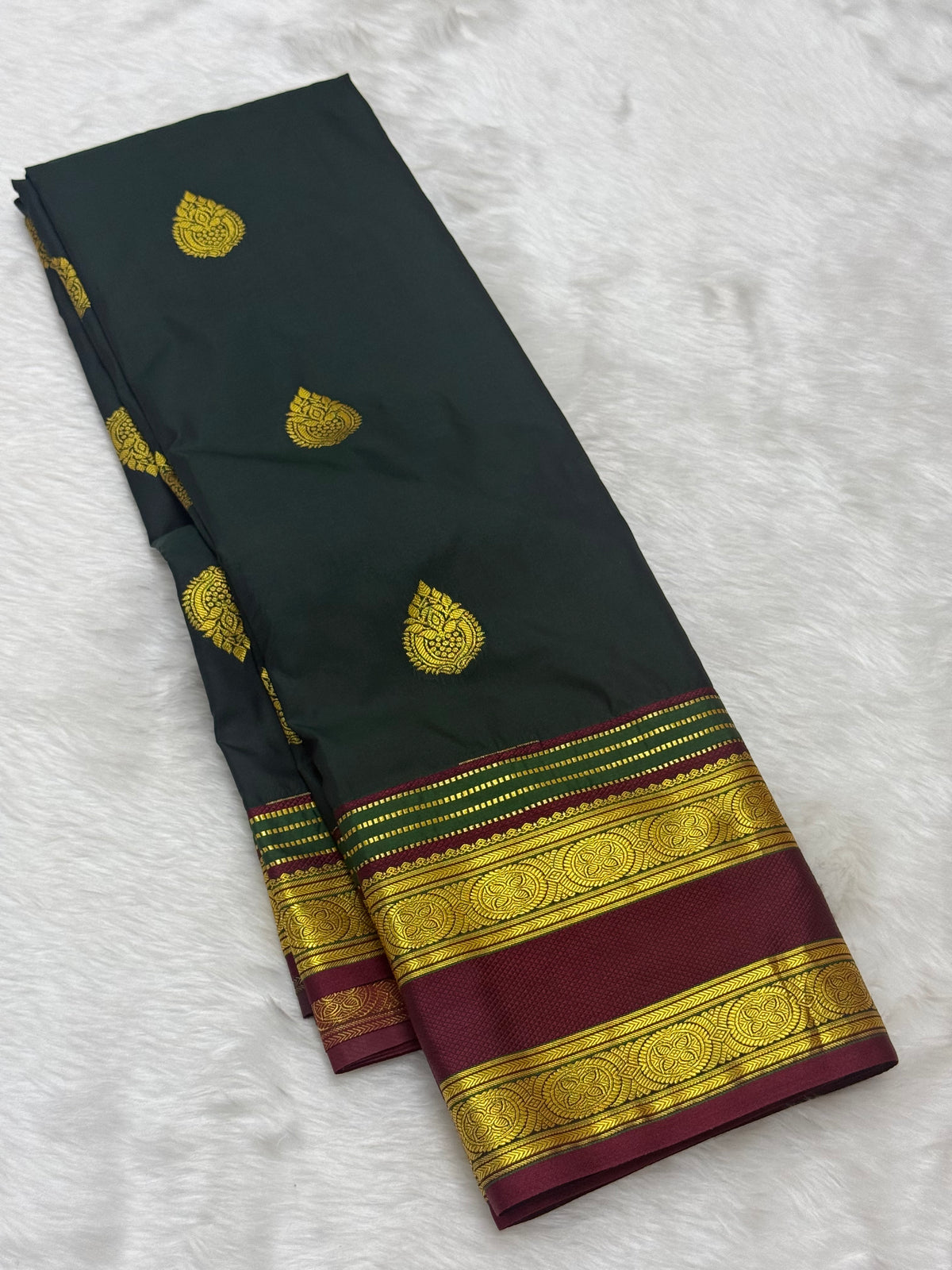 PREMIUM SEMI KANCHI SILK SAREE - SACRAMENTO