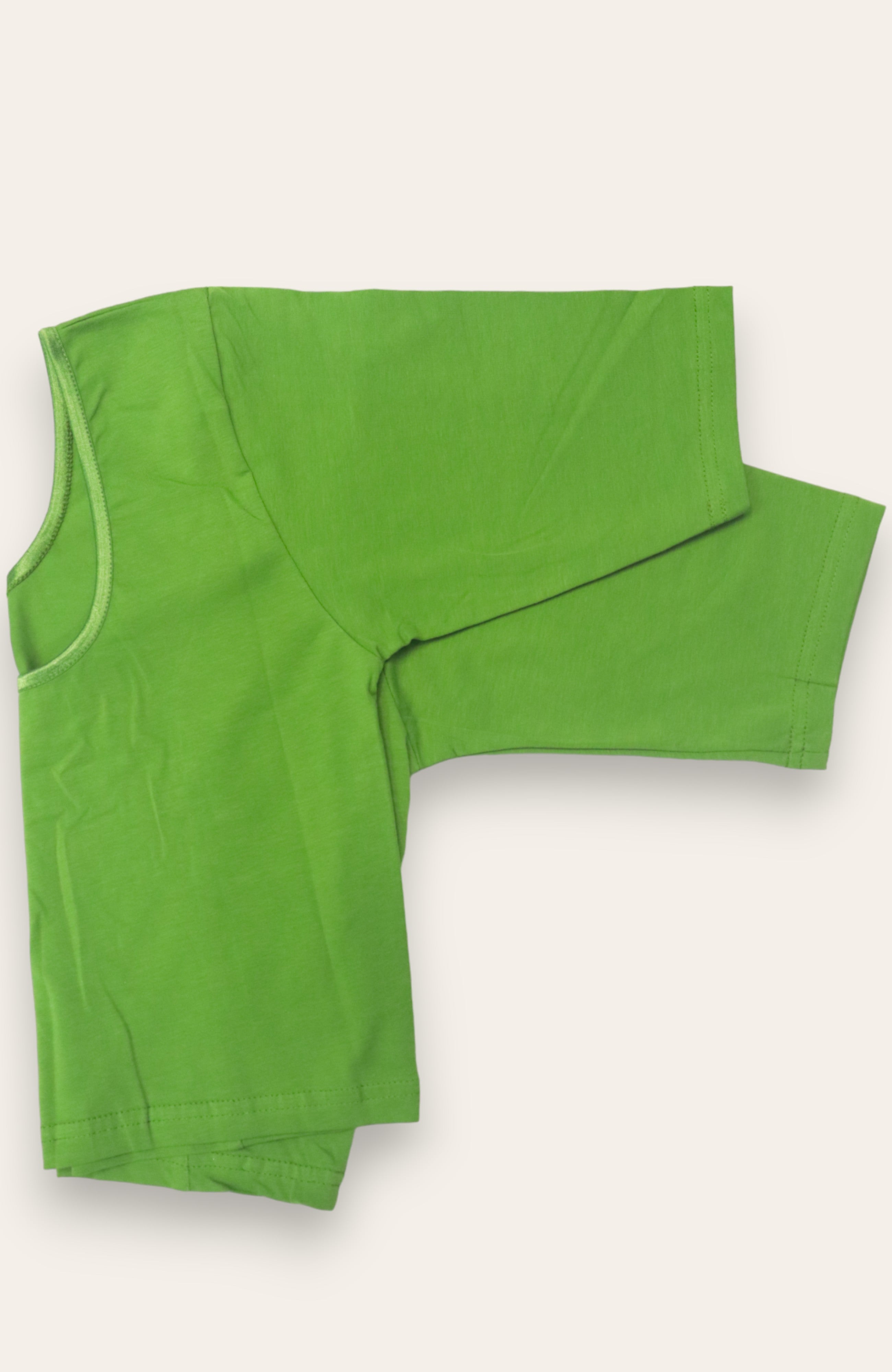 WOMEN'S ELBOW SLEEVE STRETCHABLE BLOUSE 37 TO 40 - GREEN