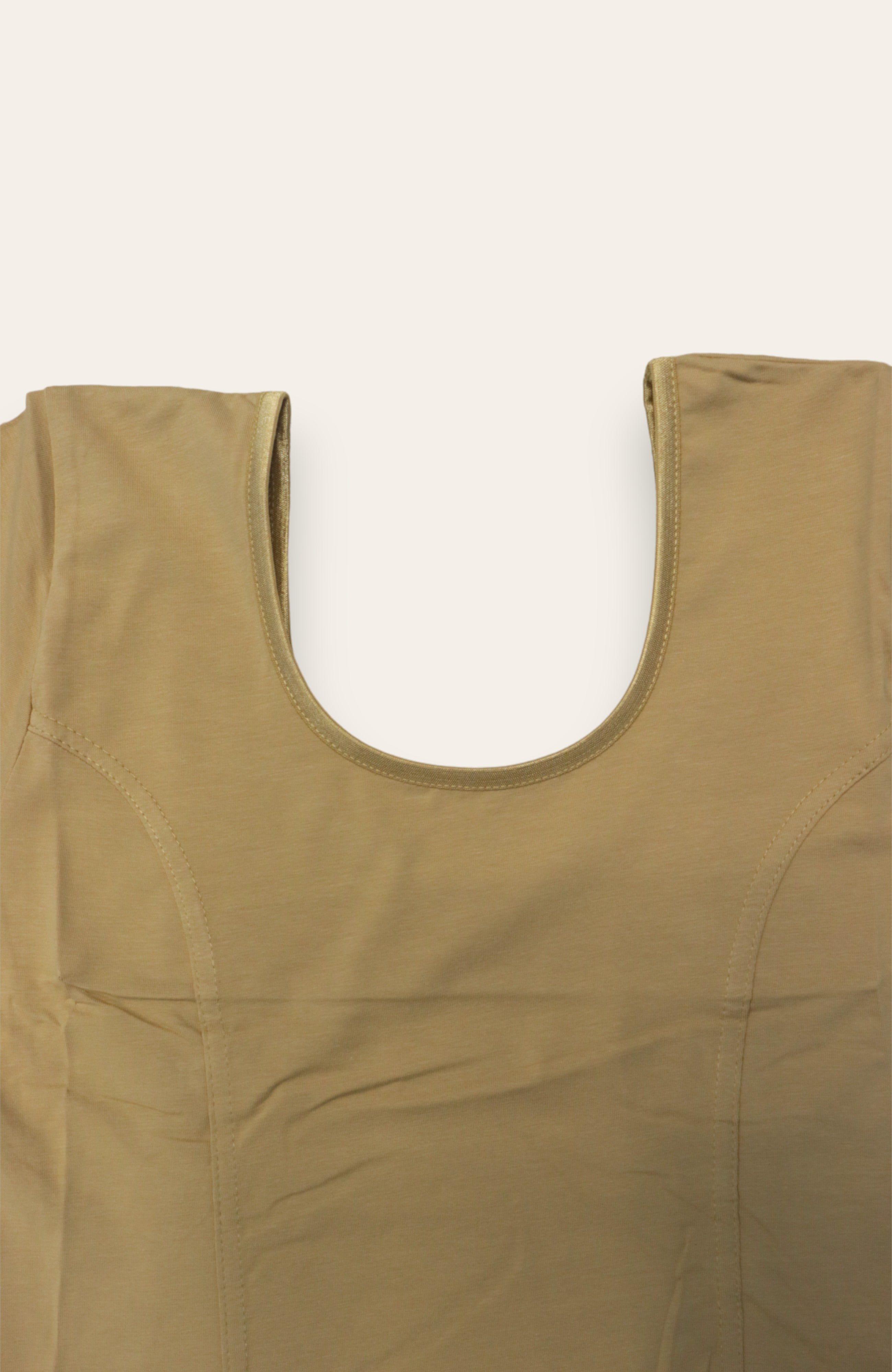 WOMEN'S ELBOW SLEEVE STRETCHABLE BLOUSE 37 TO 40 - NUDE
