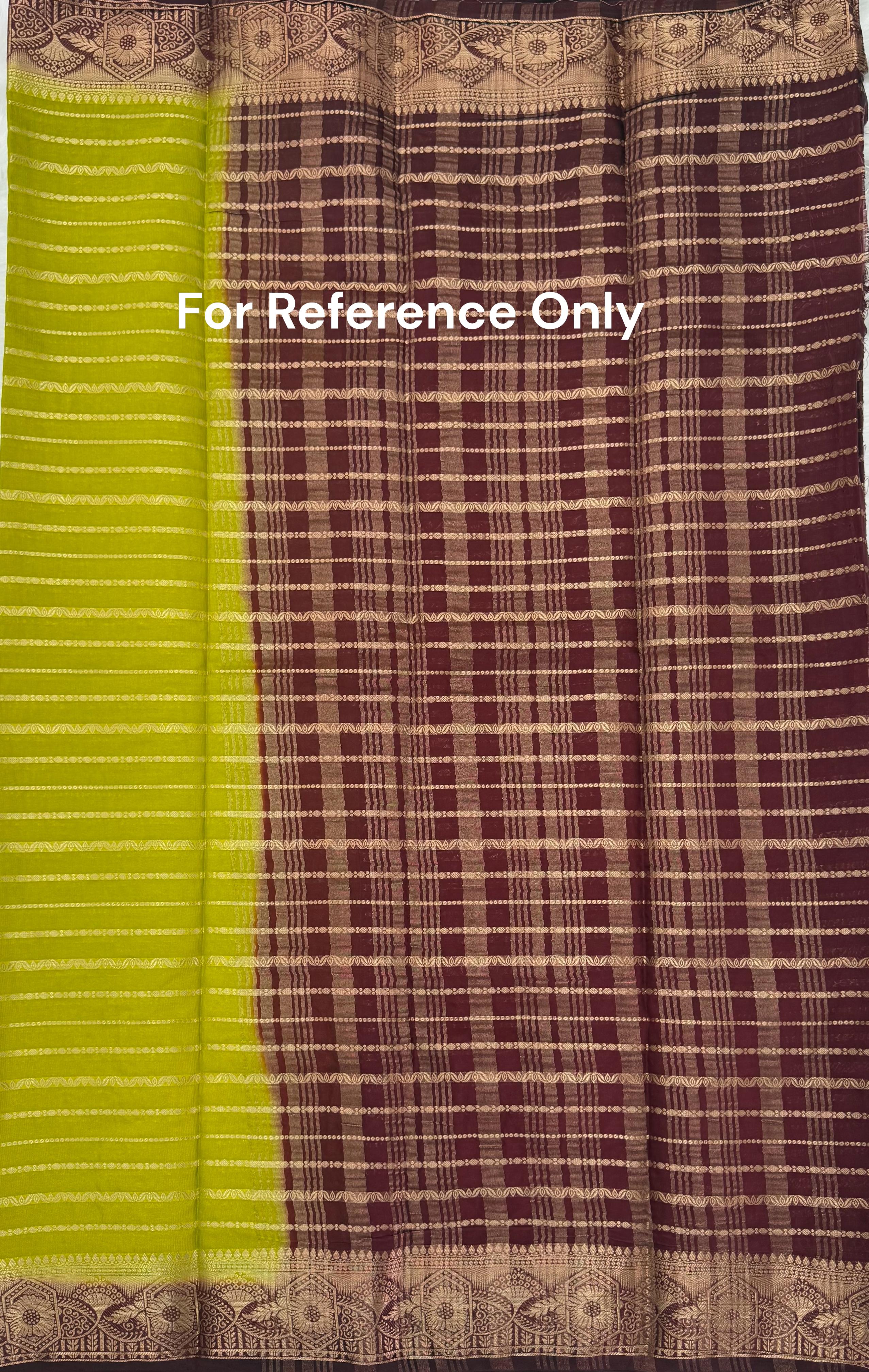 PREMIUM SEMI MYSORE SILK SAREE - MAROON