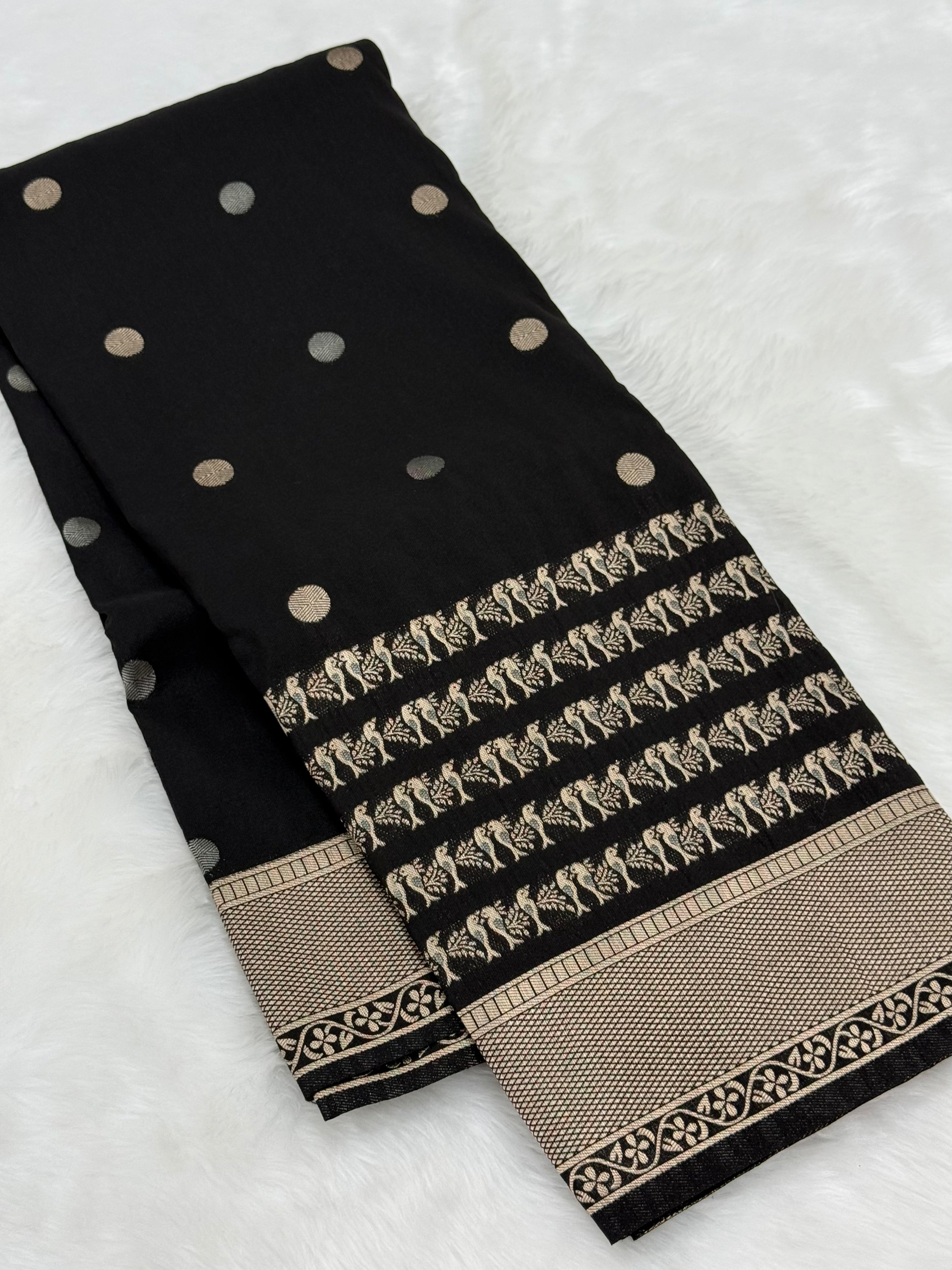 PREMIUM DESIGNER FANCY SAREE - BLACK