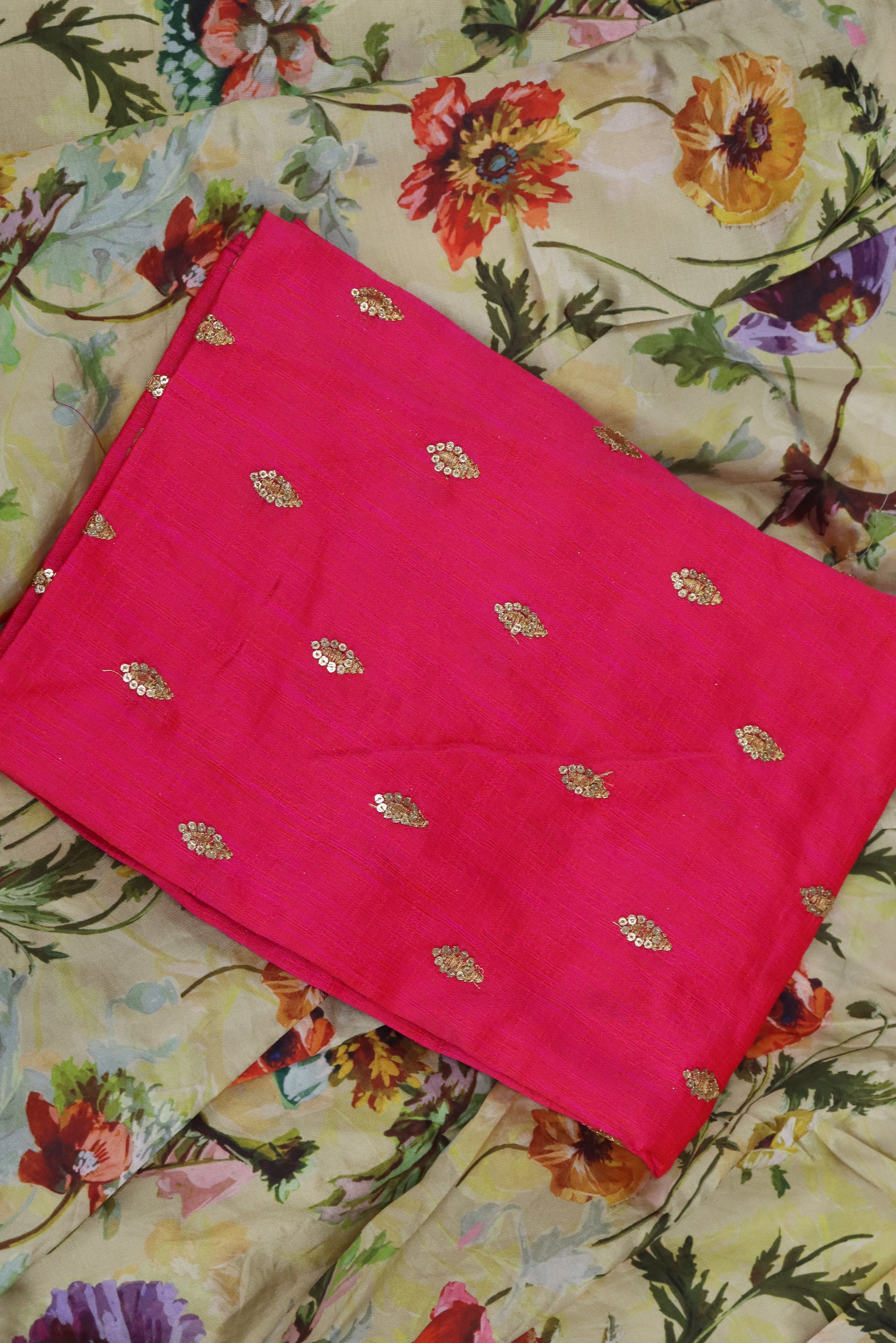 WOMEN'S SANDAL & PINK SEMI STITCHED LEHENGA CHOLI WITH DUPATTA GRABO365