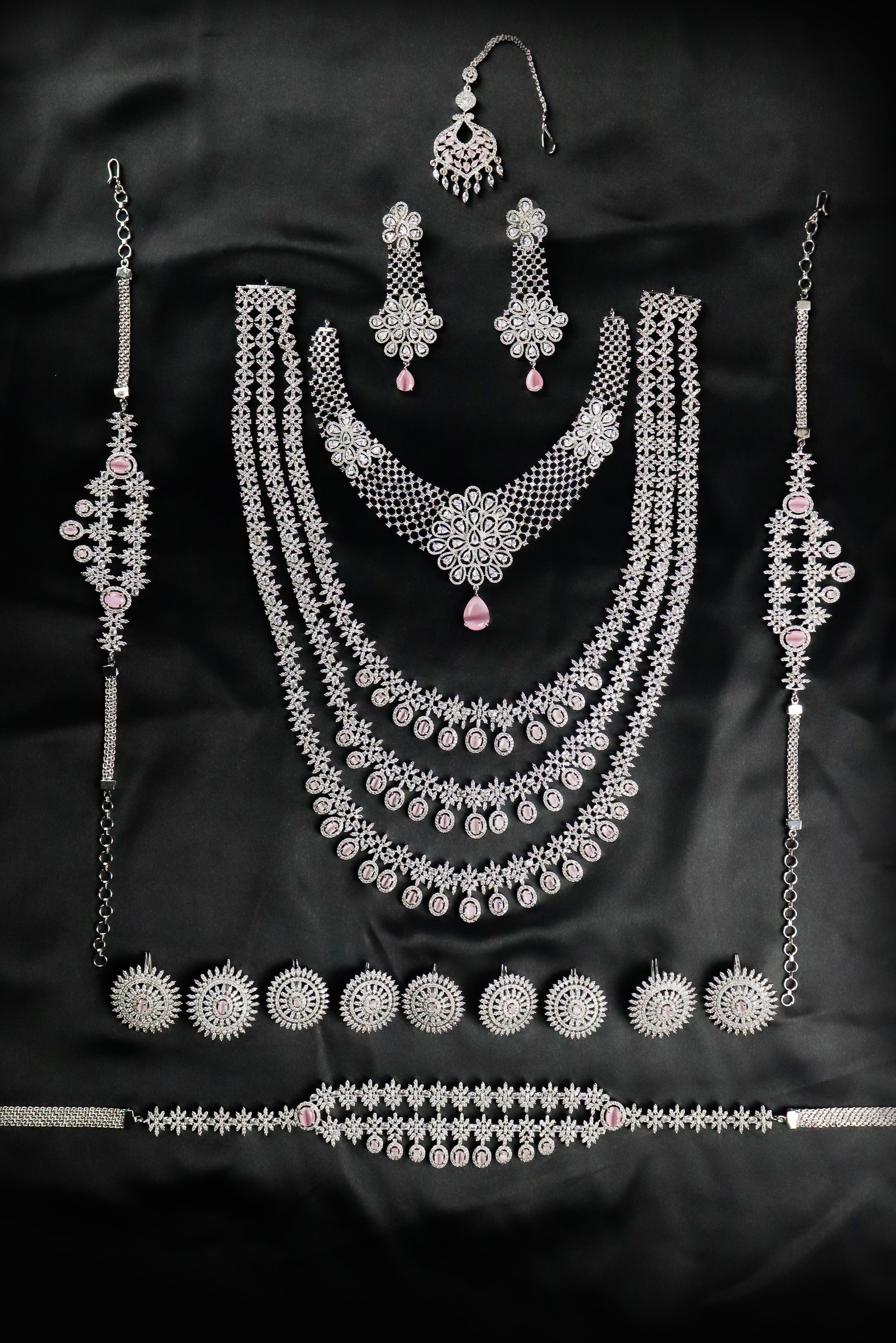 ELEGANT AMERICAN DIAMOND PREMIUM WEDDING JEWELLERY