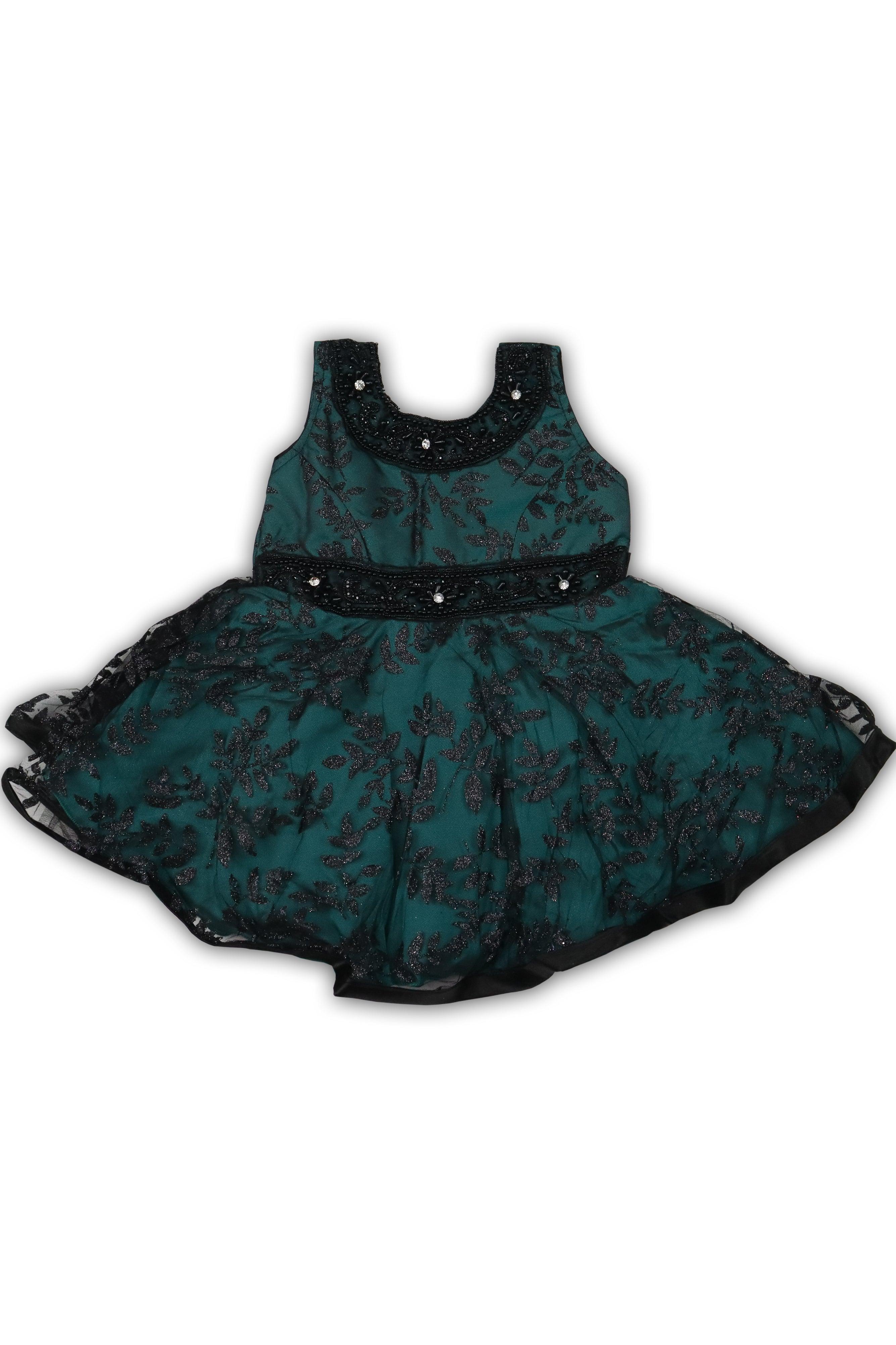 KIDS BABY GIRLS DRESS TEAL GRABO365