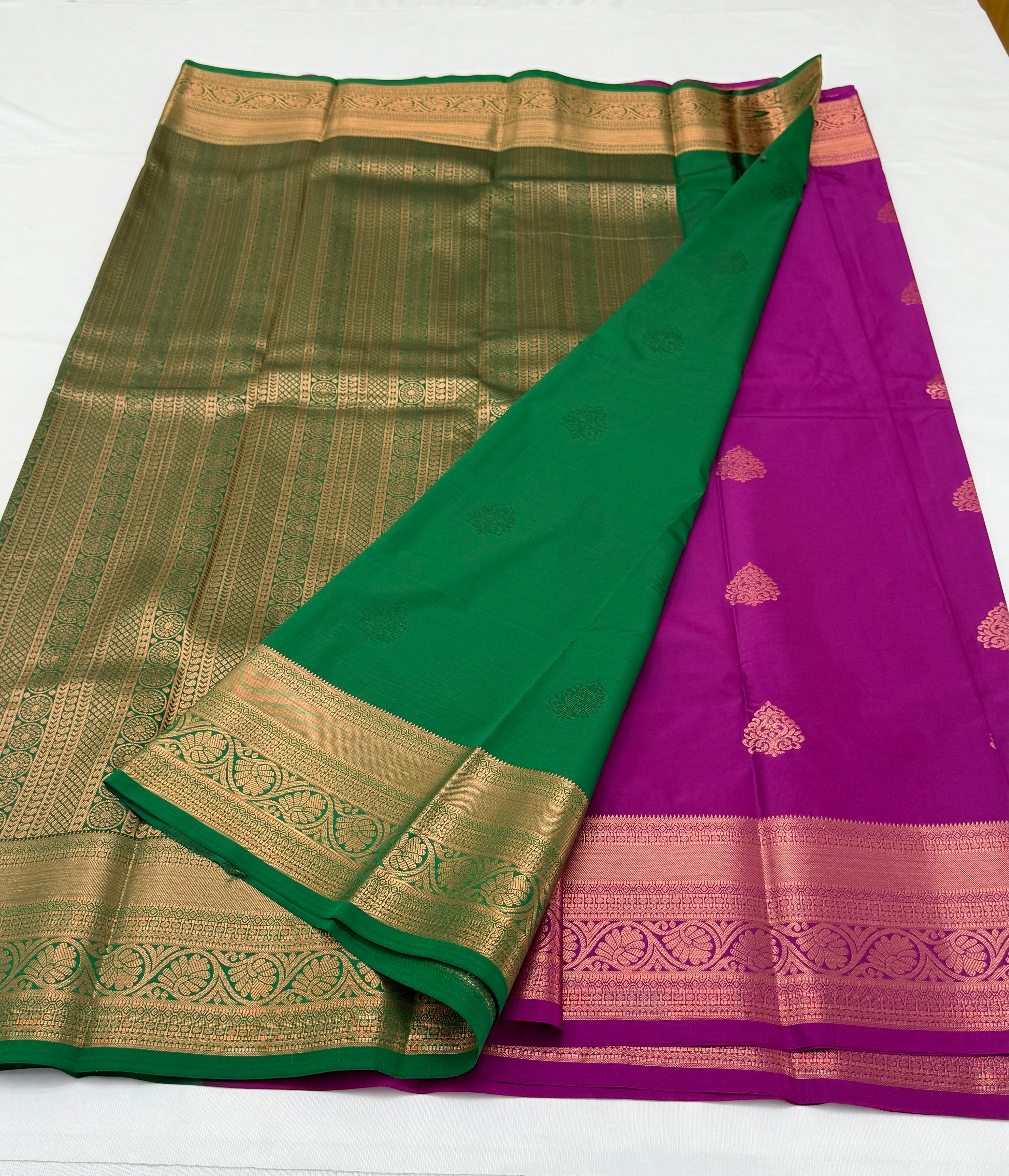 PREMIUM SEMI KANCHI SILK SAREE - FANDANGO