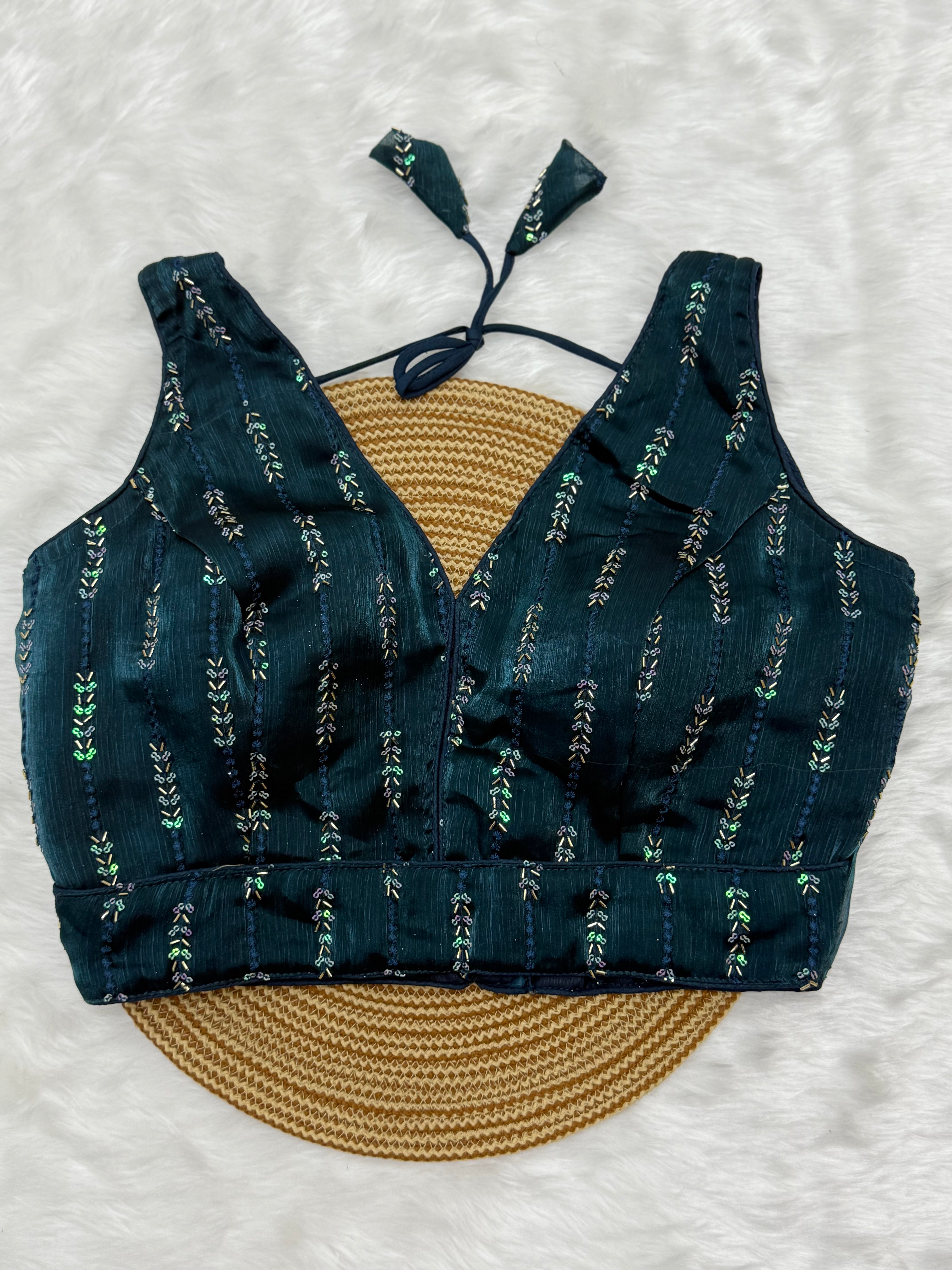FANCY READYMADE SLEEVELESS BLOUSE