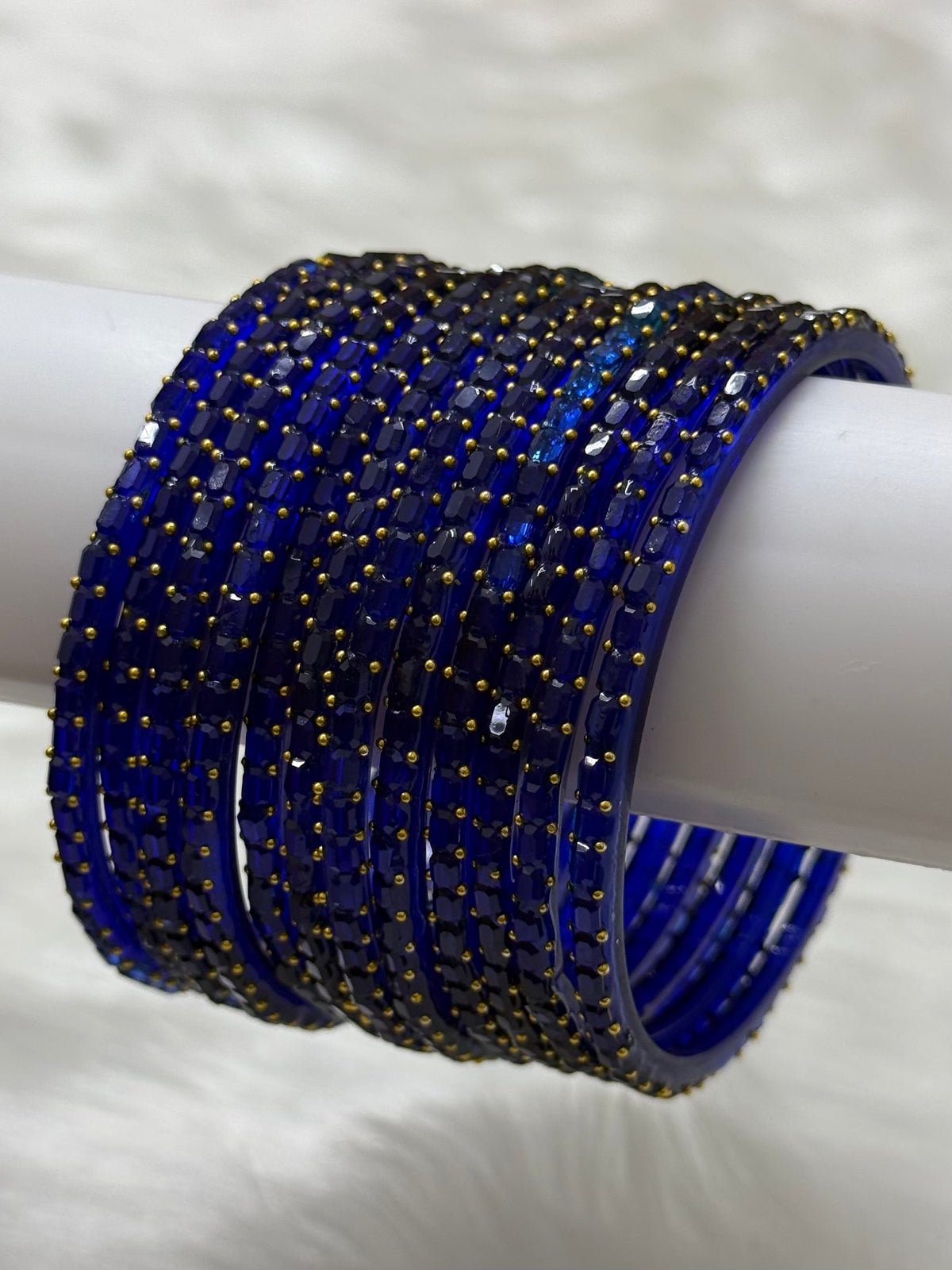 PREMIUM RAINDROP GLASS BANGLES PACK OF 12