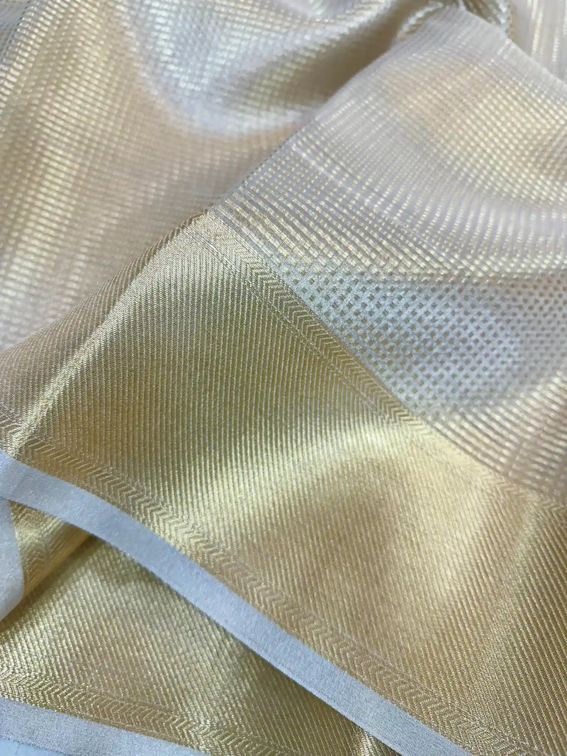 NAYANTHARA MAAM INSPIRED KANJEEVARAM TISSUE SAREE - GOLD