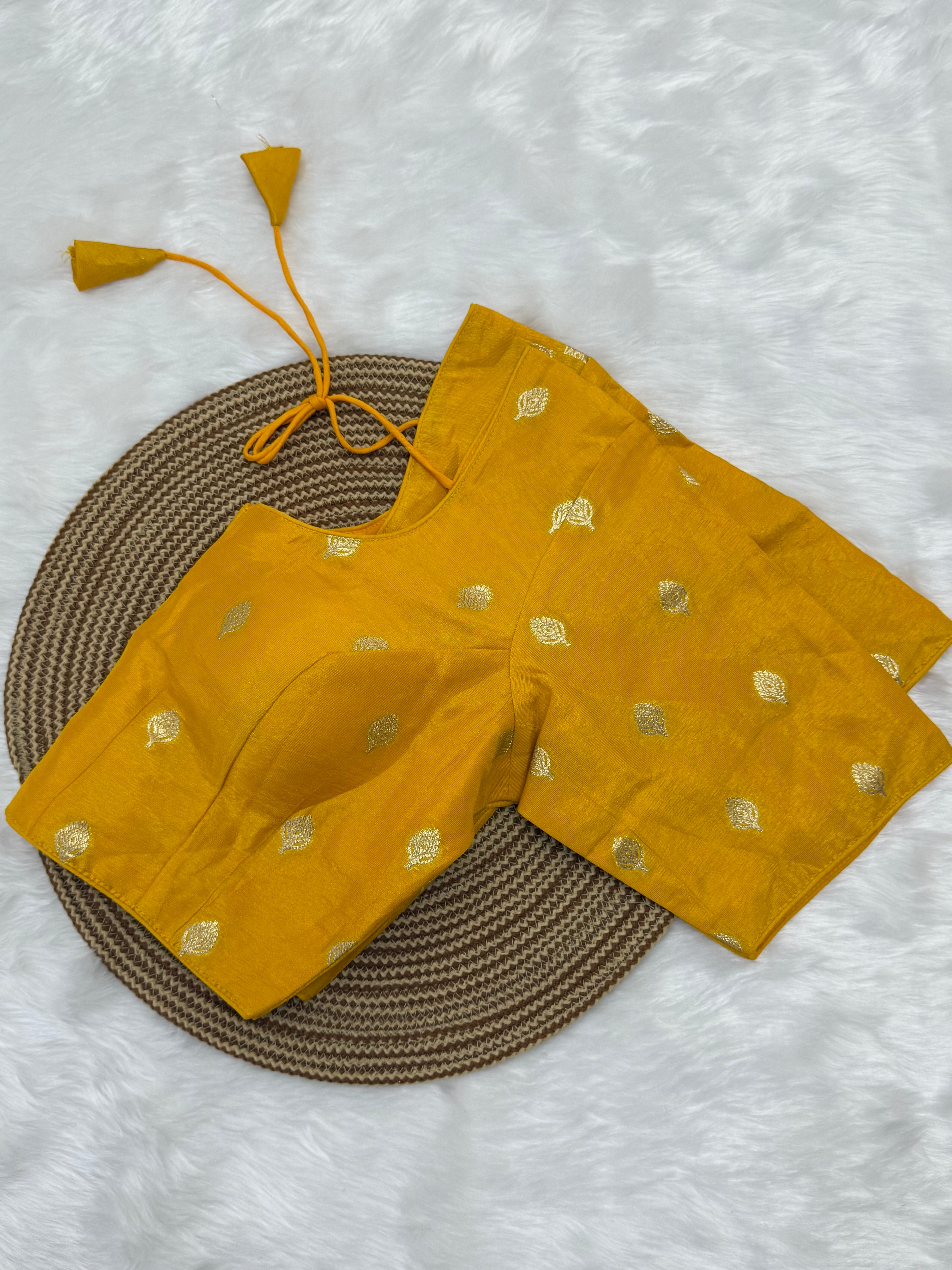 READYMADE JACQUARD SAREE BLOUSE