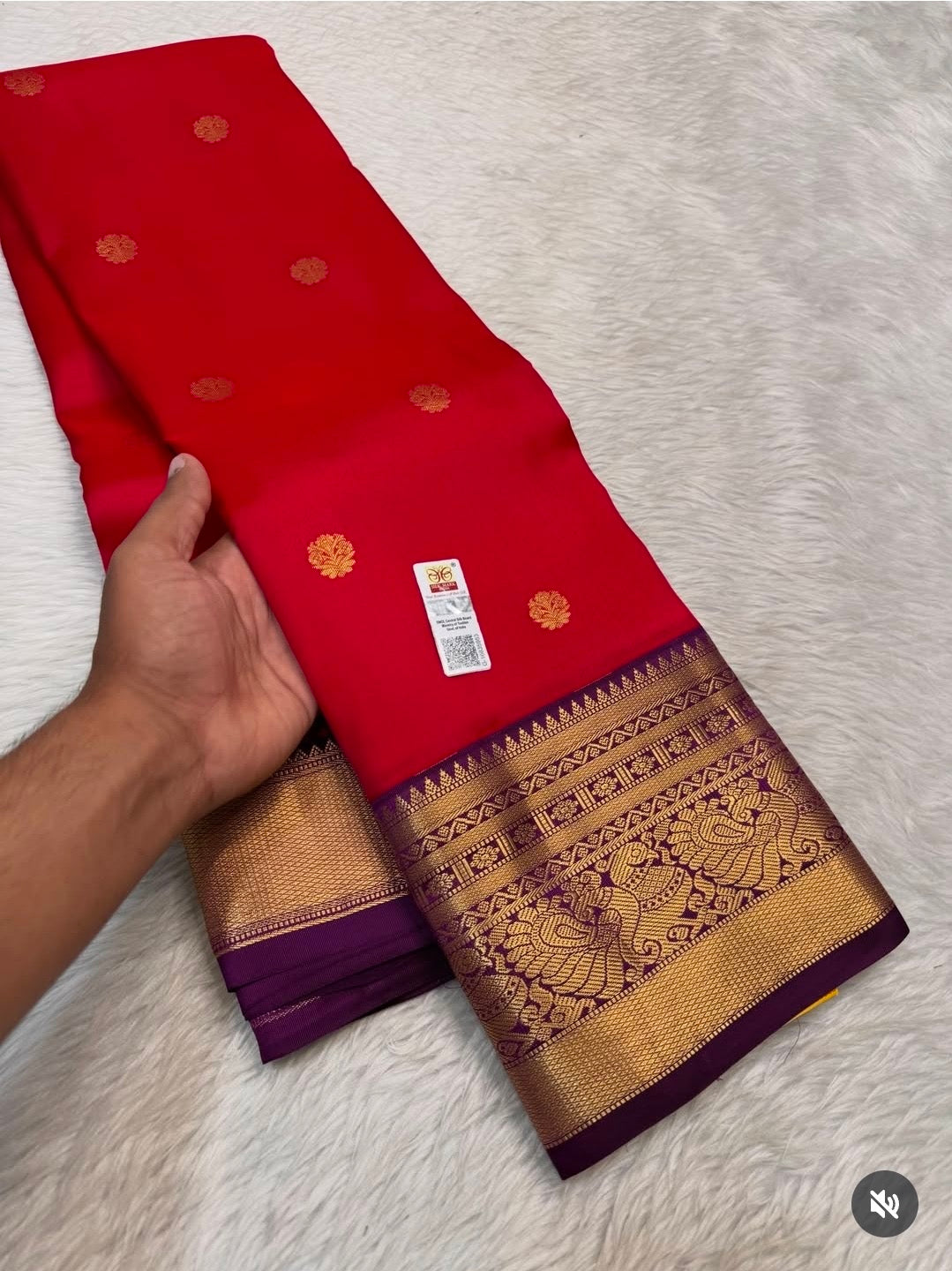 KANCHIPURAM PURE SILK SAREE | SILKMARK® CERTIFIED - REDDISH PINK