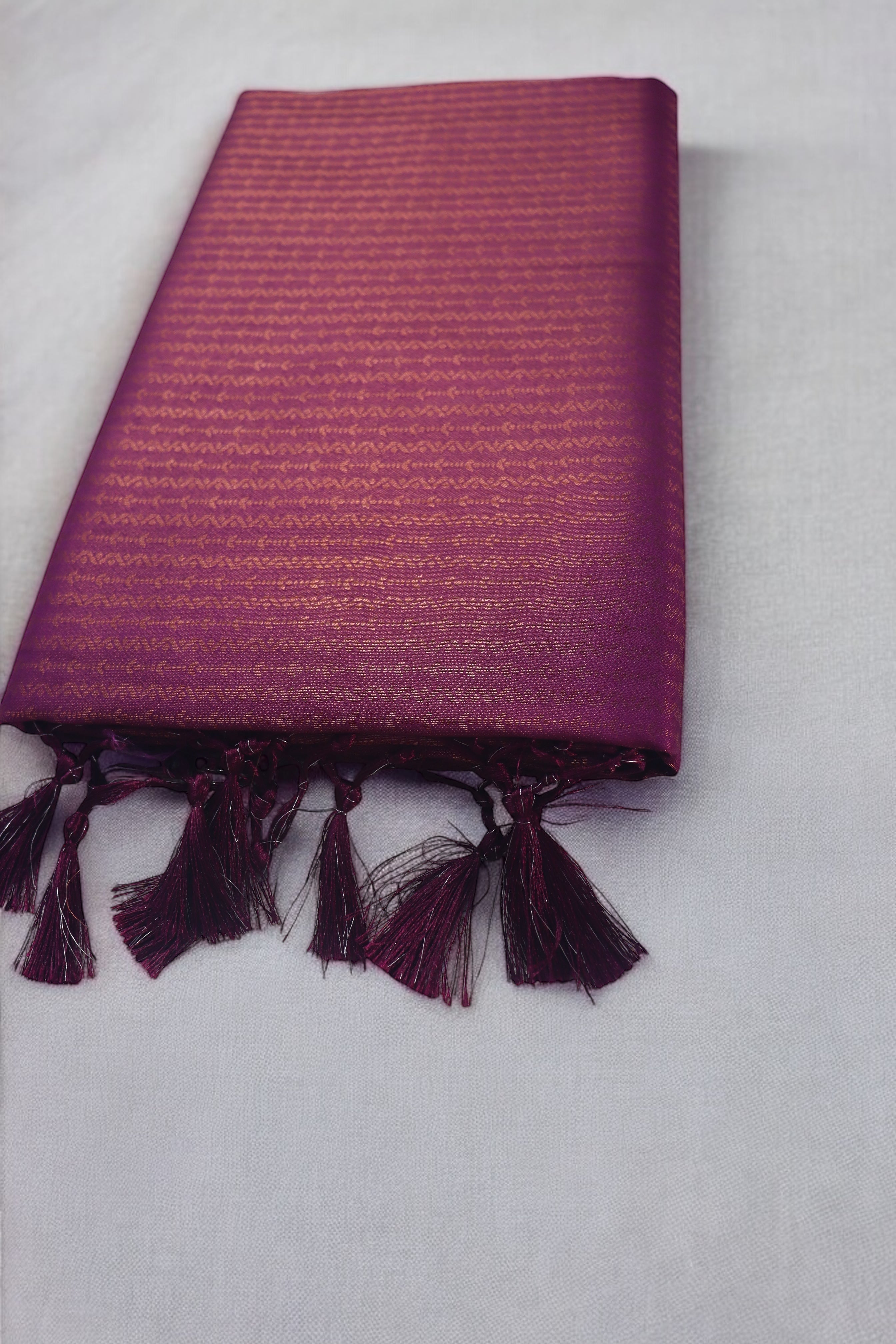 PREMIUM KUBERA PATTU SILK SAREE - WINE