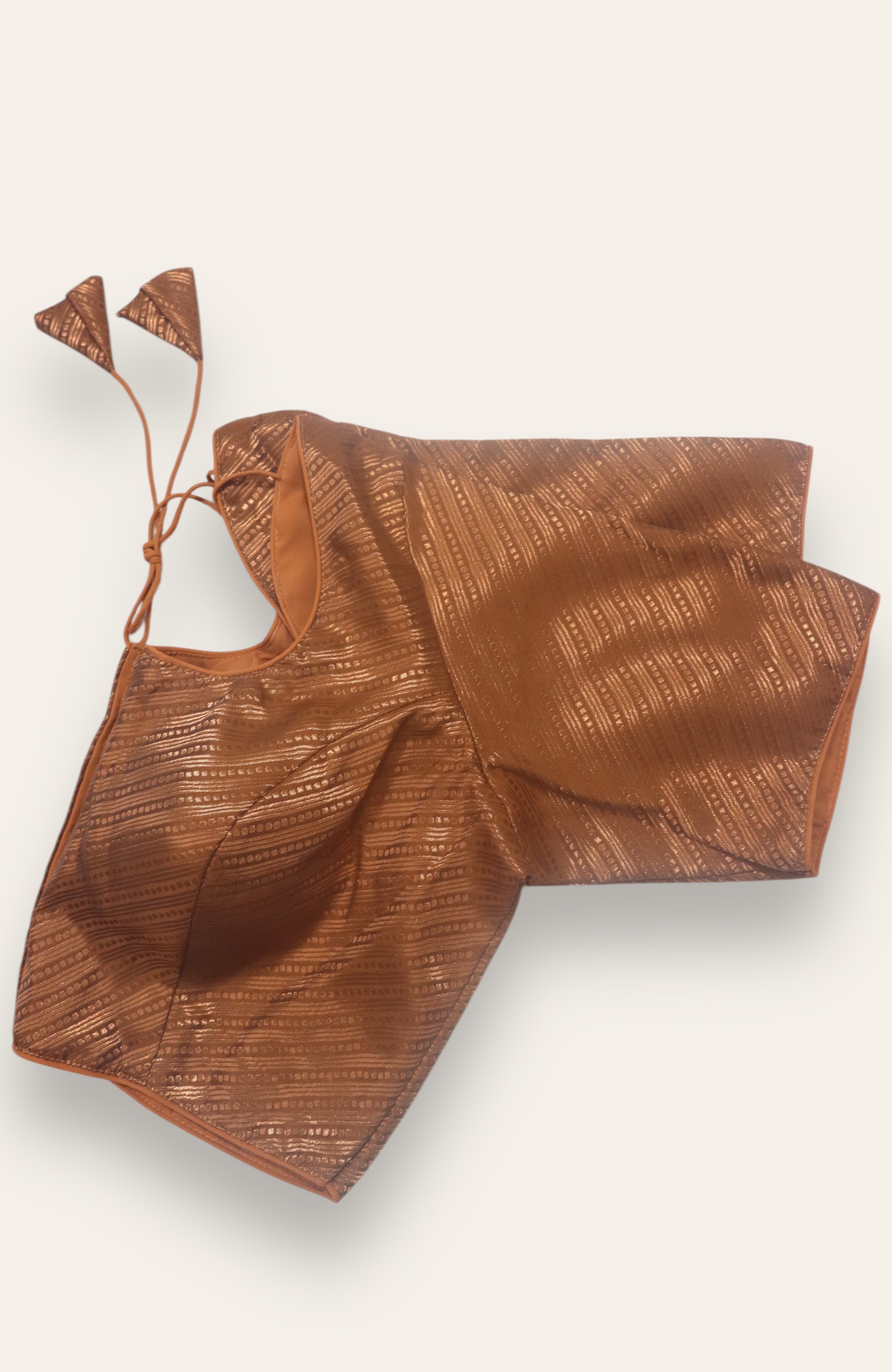 DESIGNER READYMADE BLOUSE - COPPER