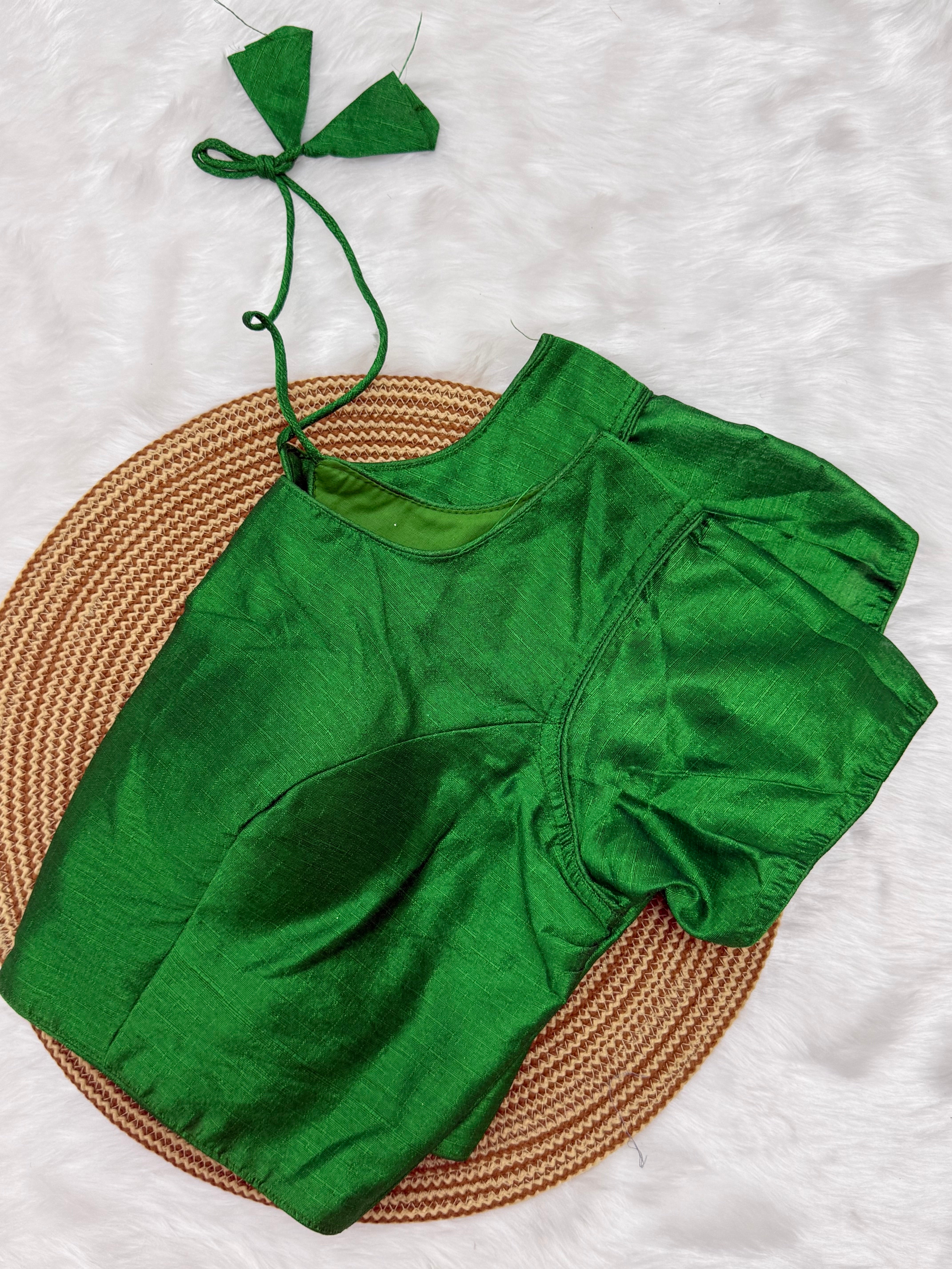 PLAIN READYMADE SAREE BLOUSE