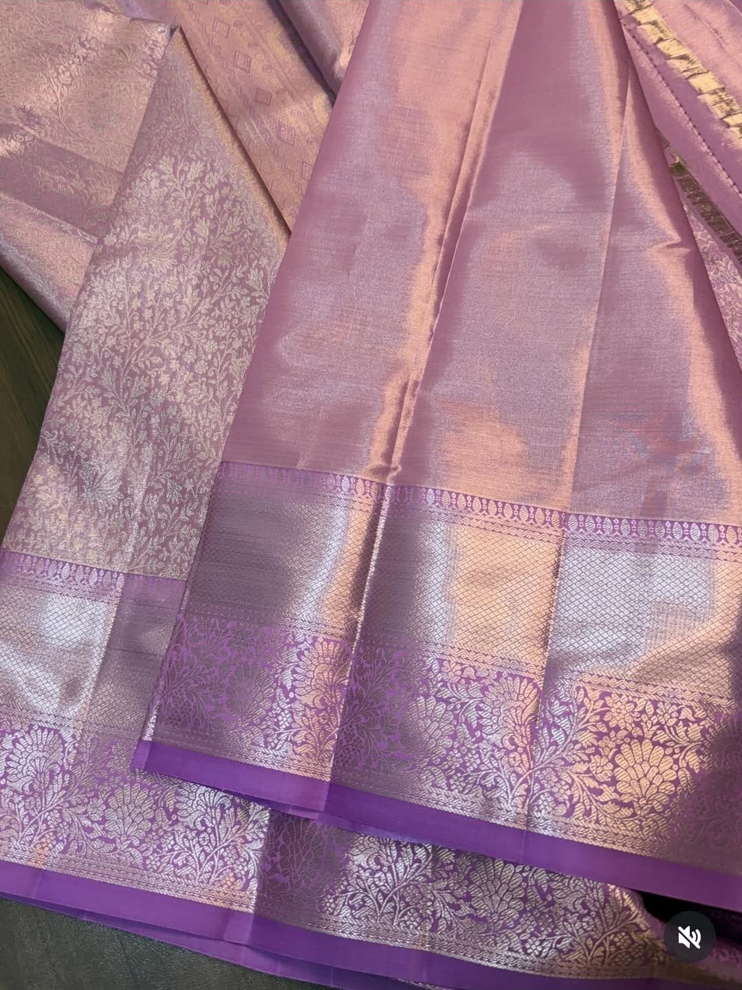 KANCHIPURAM PURE SILK SAREE | SILKMARK® CERTIFIED - LILAC