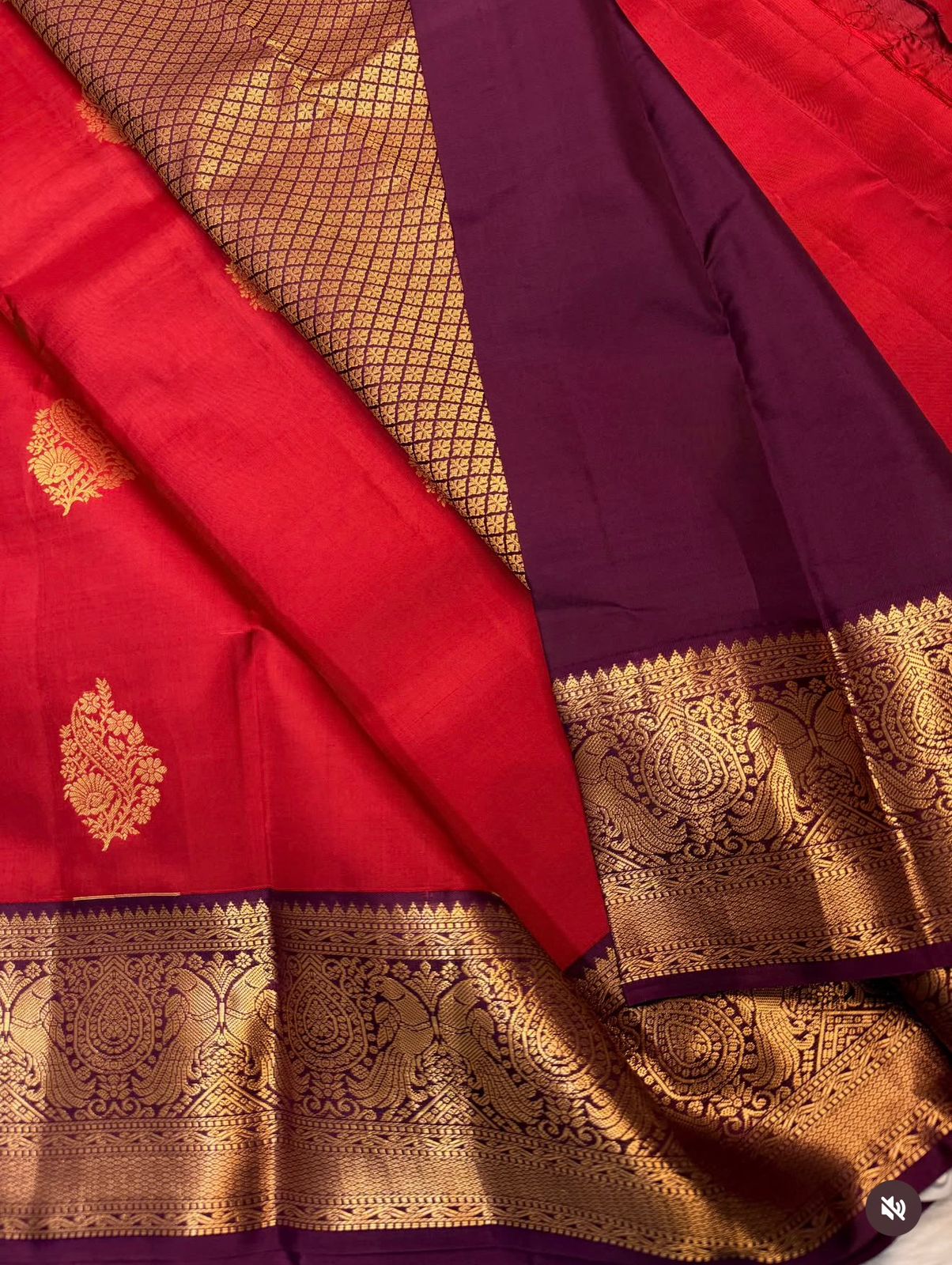 KANCHIPURAM PURE SILK SAREE | SILKMARK® CERTIFIED - BRICK RED