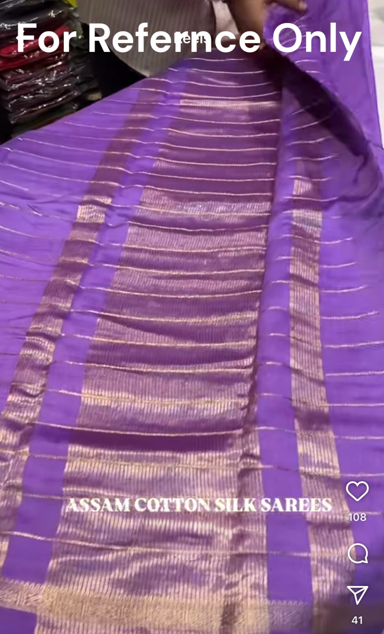 ASSAM COTTON SILK SAREE - PISTA GREEN
