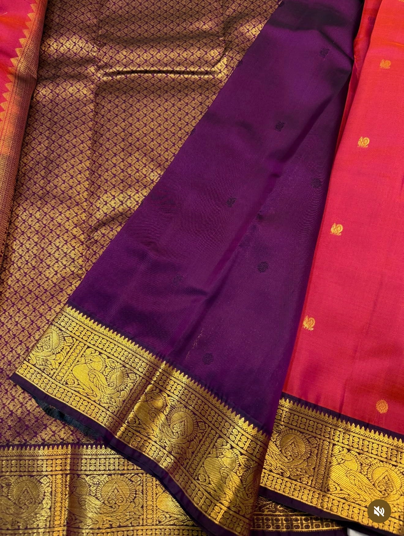 KANCHIPURAM PURE SILK SAREE | SILKMARK® CERTIFIED - RASPBERRY RED