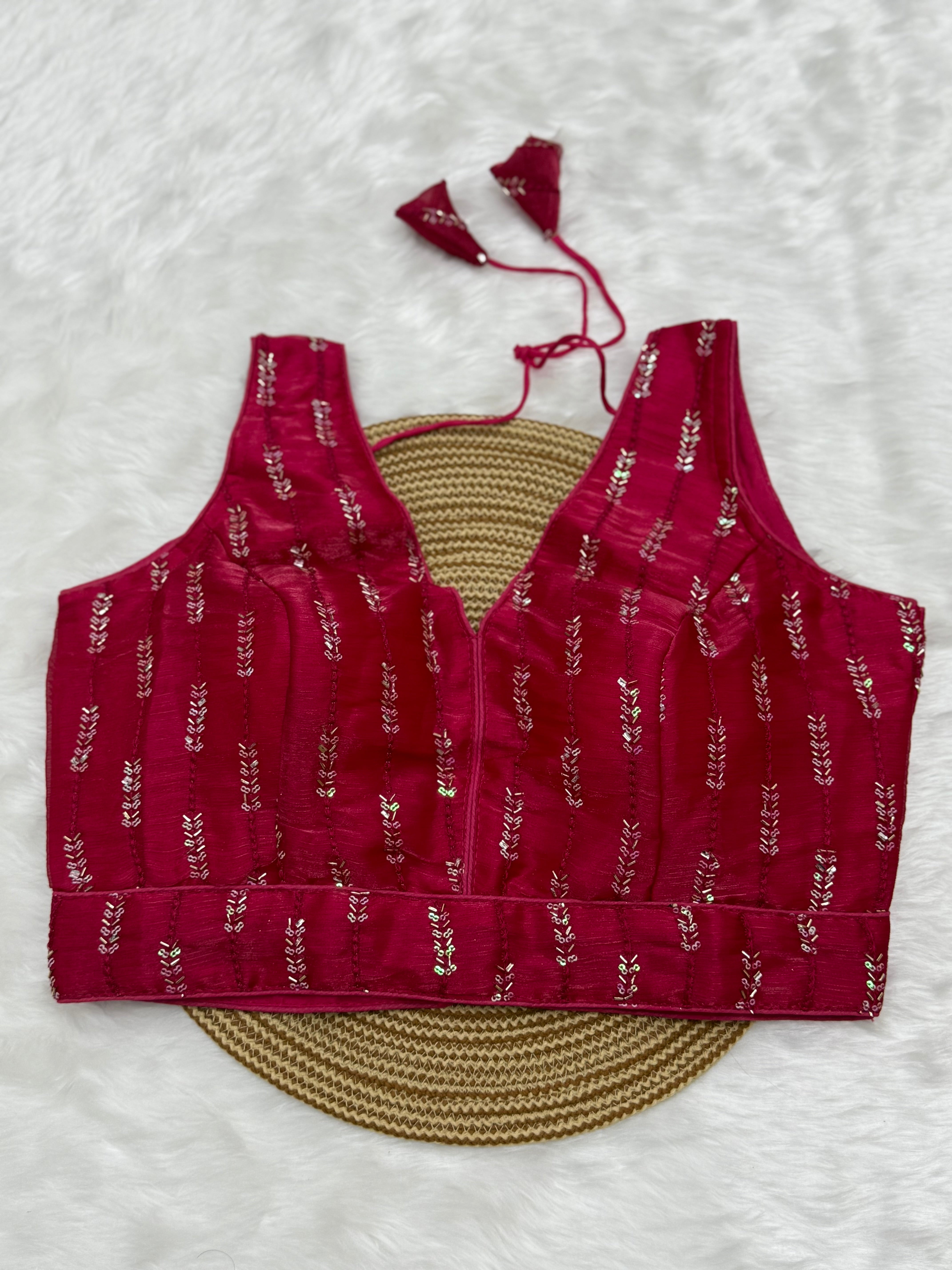 FANCY READYMADE SLEEVELESS BLOUSE