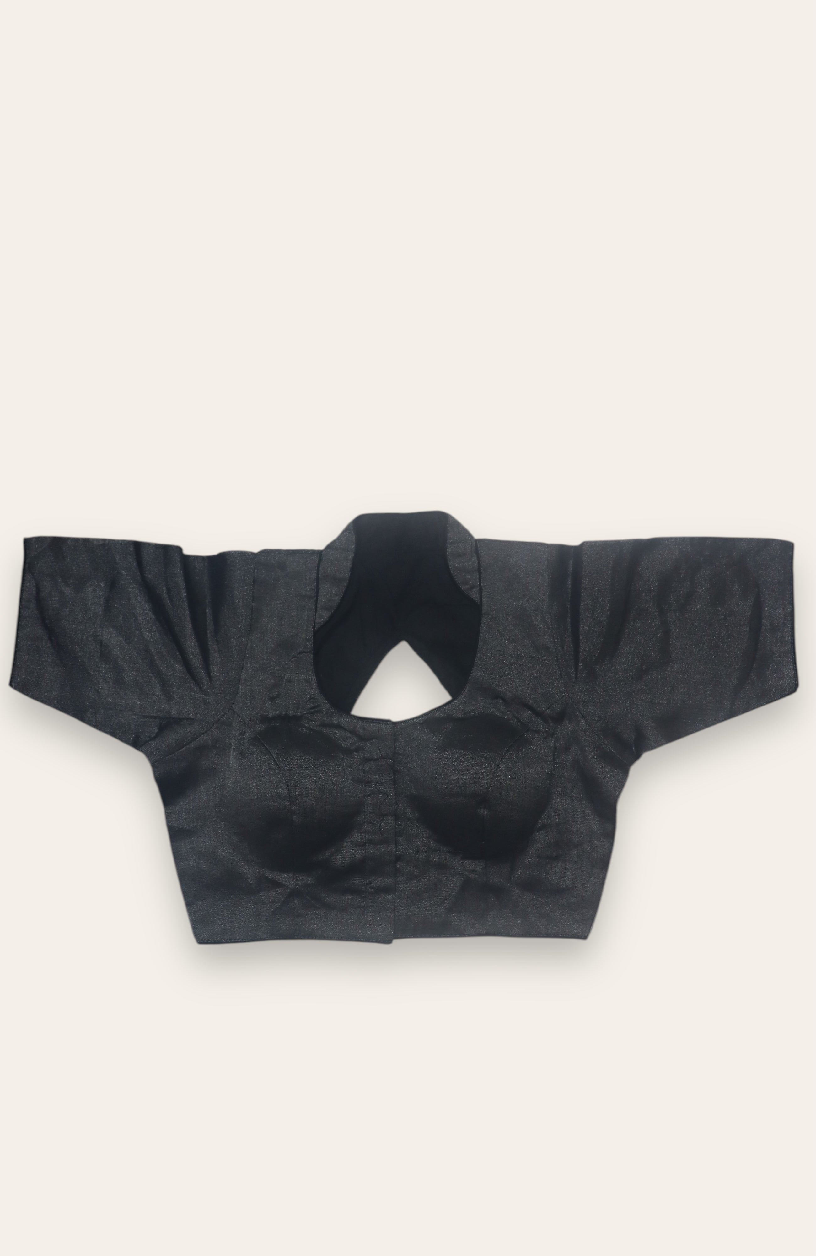 READYMADE SAREE BLOUSE - BLACK