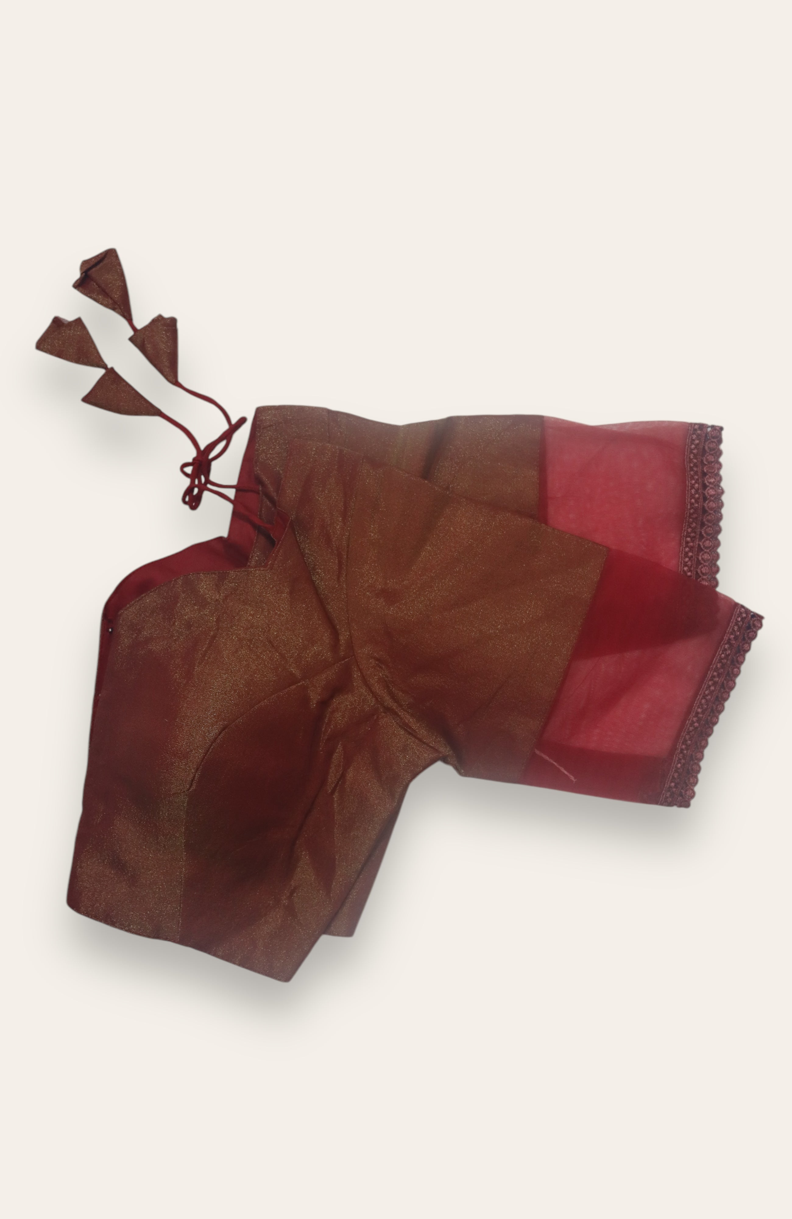 DESIGNER READYMADE BLOUSE - MAROON