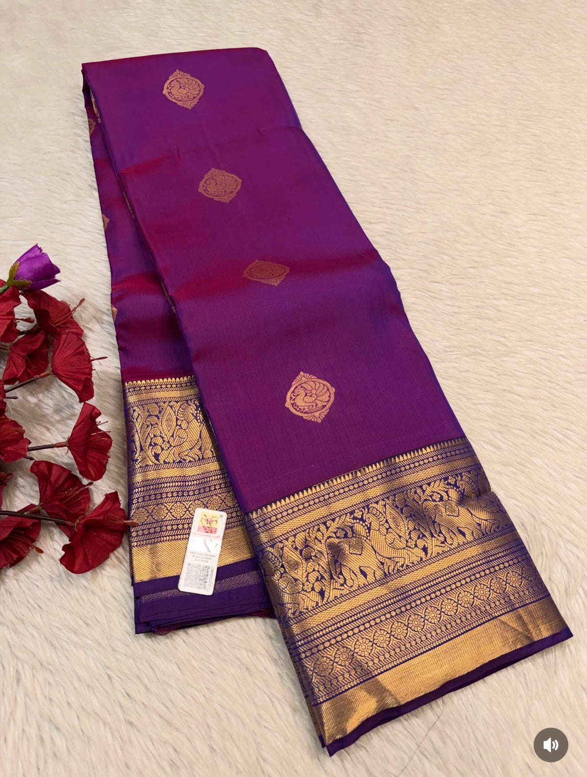 KANCHIPURAM PURE SILK SAREE | SILKMARK® CERTIFIED - VAADAMALLI