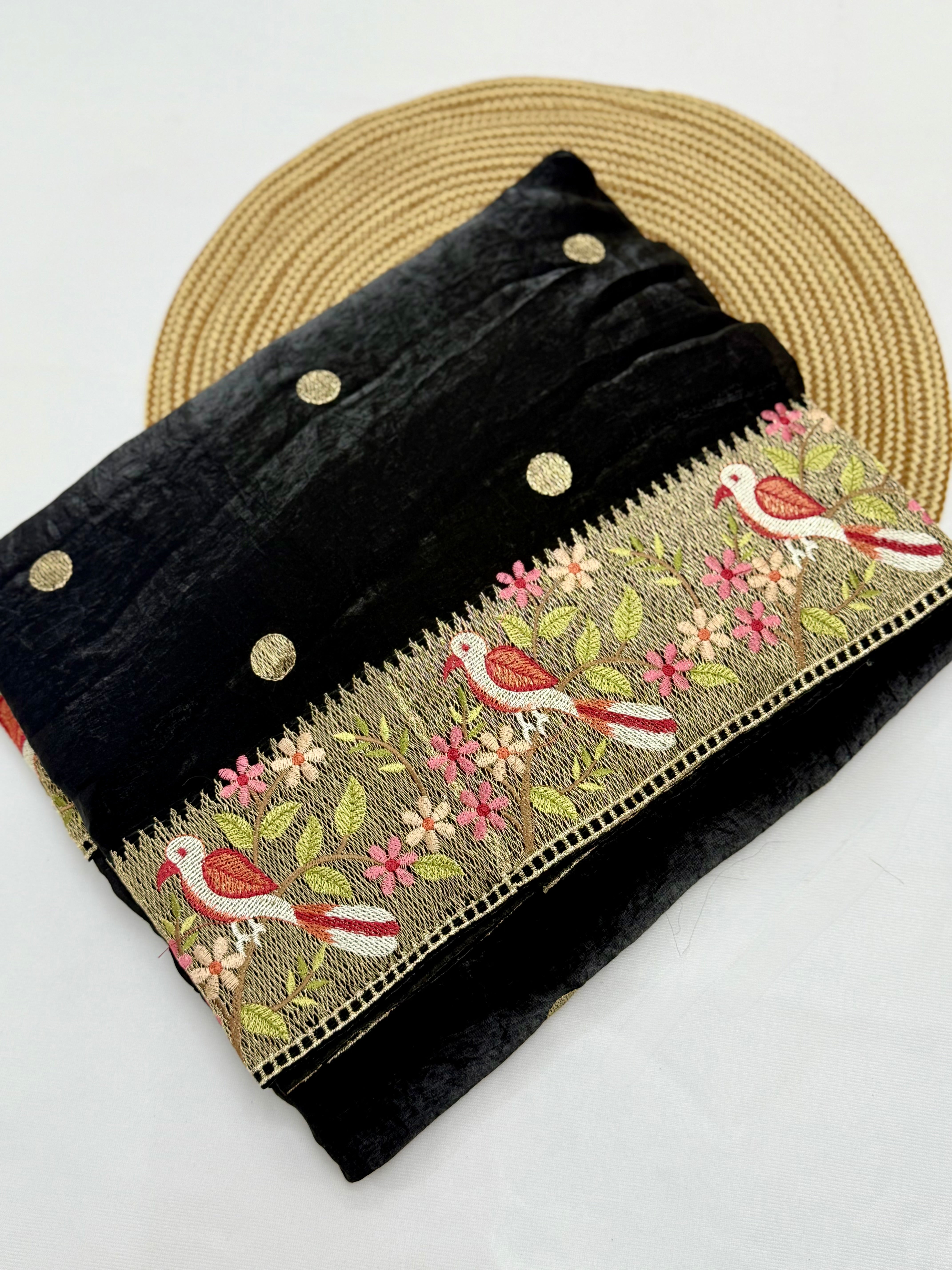 PREMIUM DESIGNER FANCY SAREE - BLACK