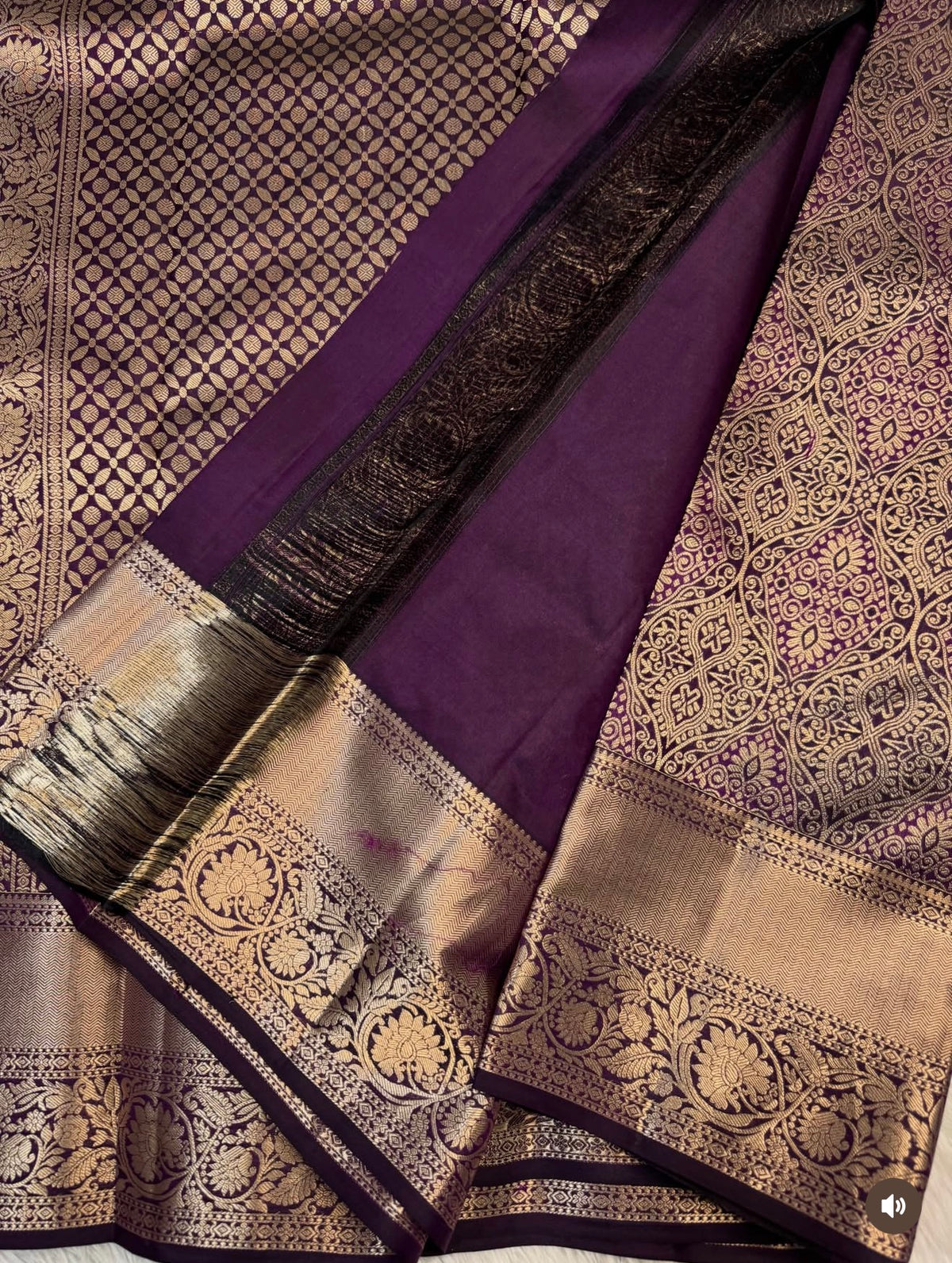 KANCHIPURAM PURE SILK SAREE | SILKMARK® CERTIFIED - DUAL PURPLE
