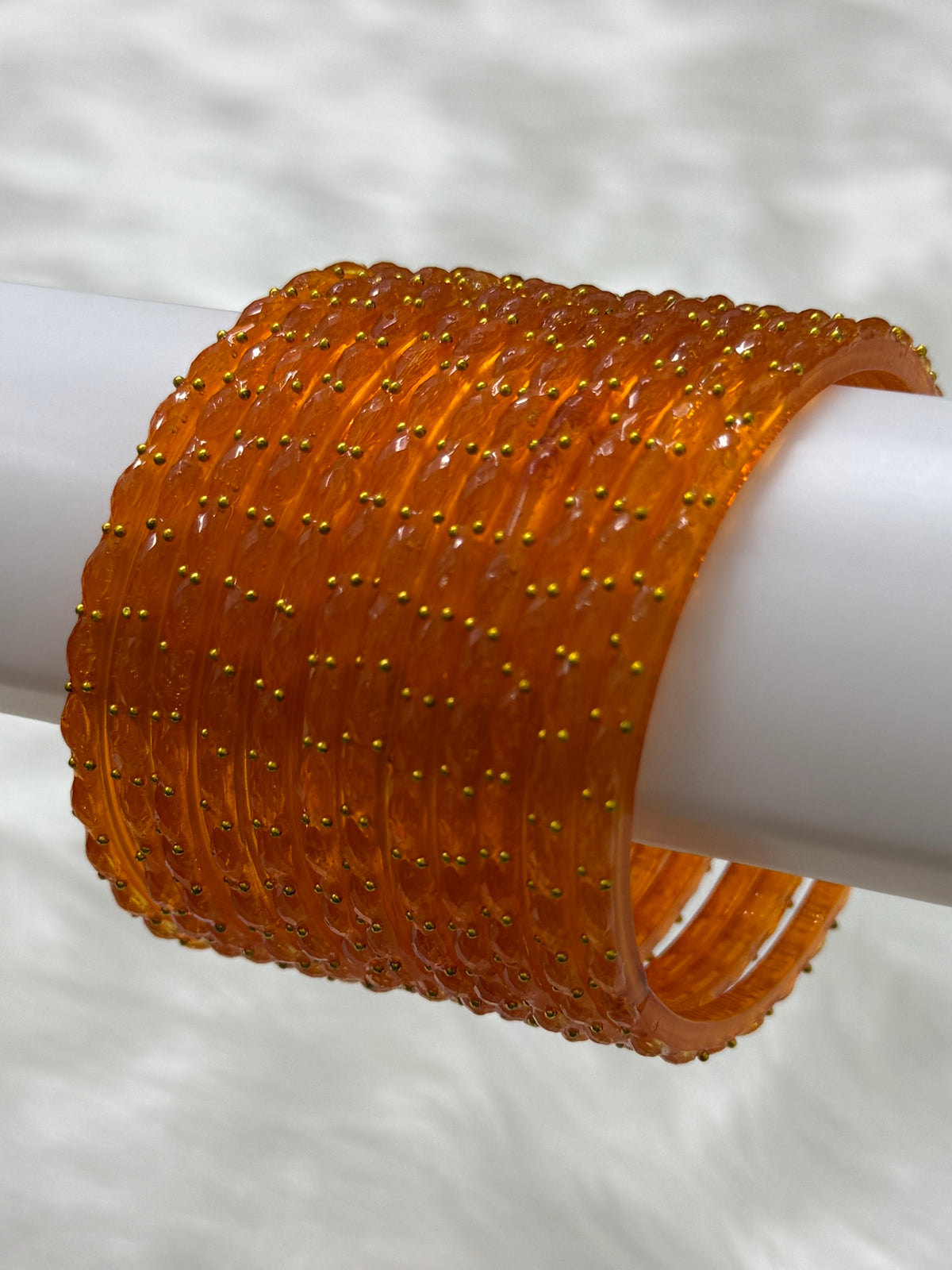 RAINDROP GLASS BANGLES PACK OF 12