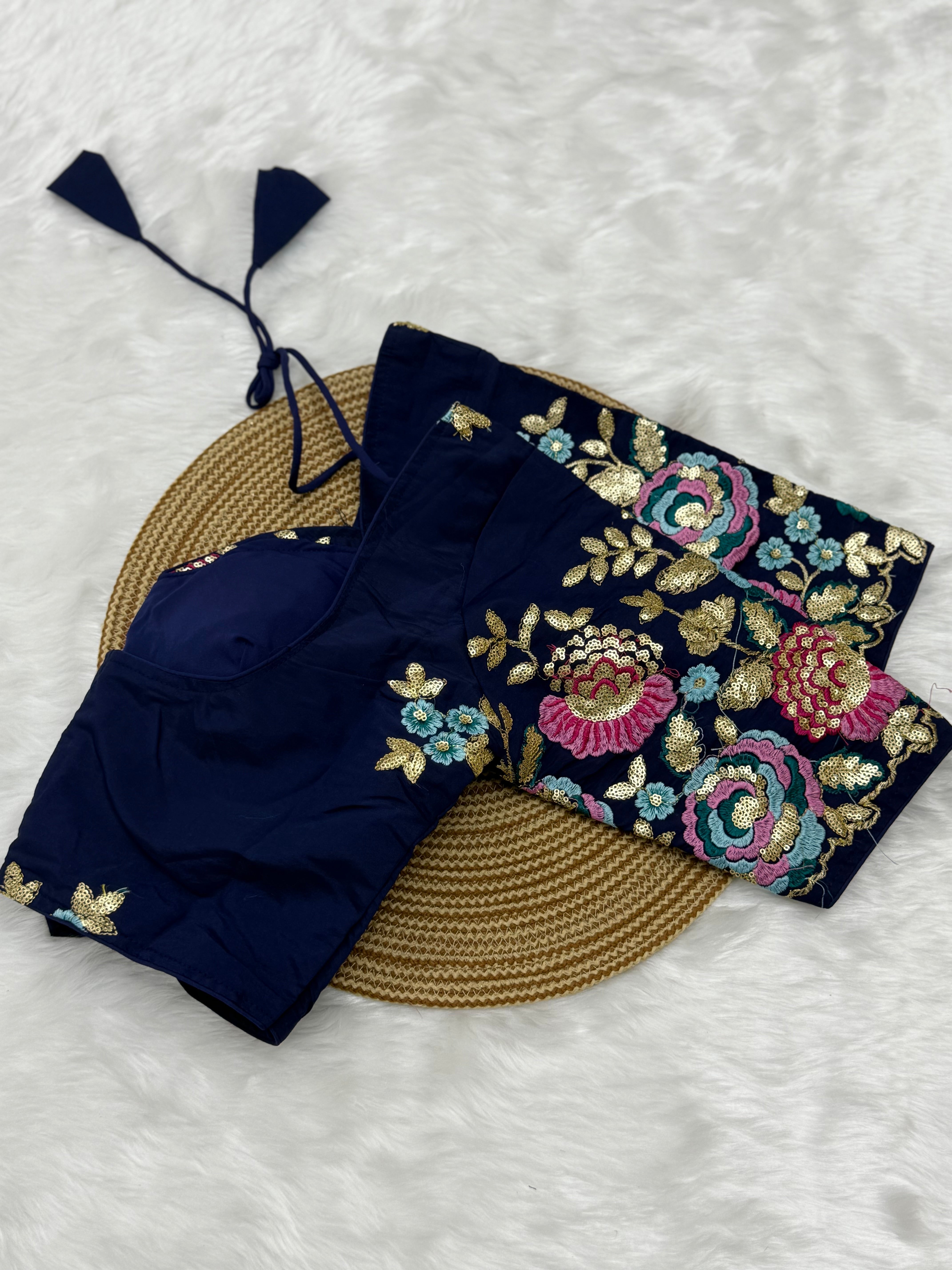 DESIGNER EMBRO-SEQUIN WORK BLOUSE
