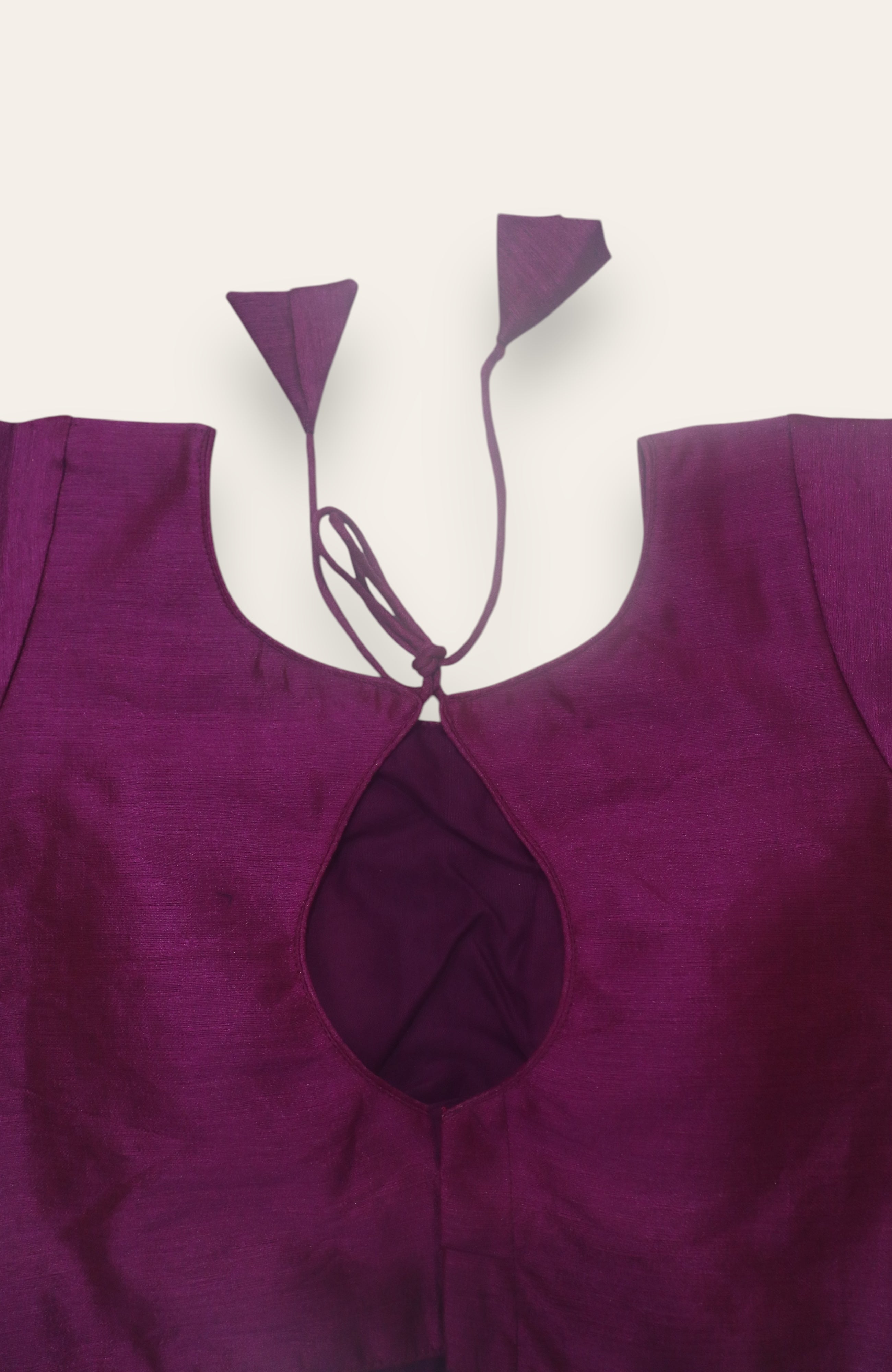 READYMADE SAREE BLOUSE - PURPLE