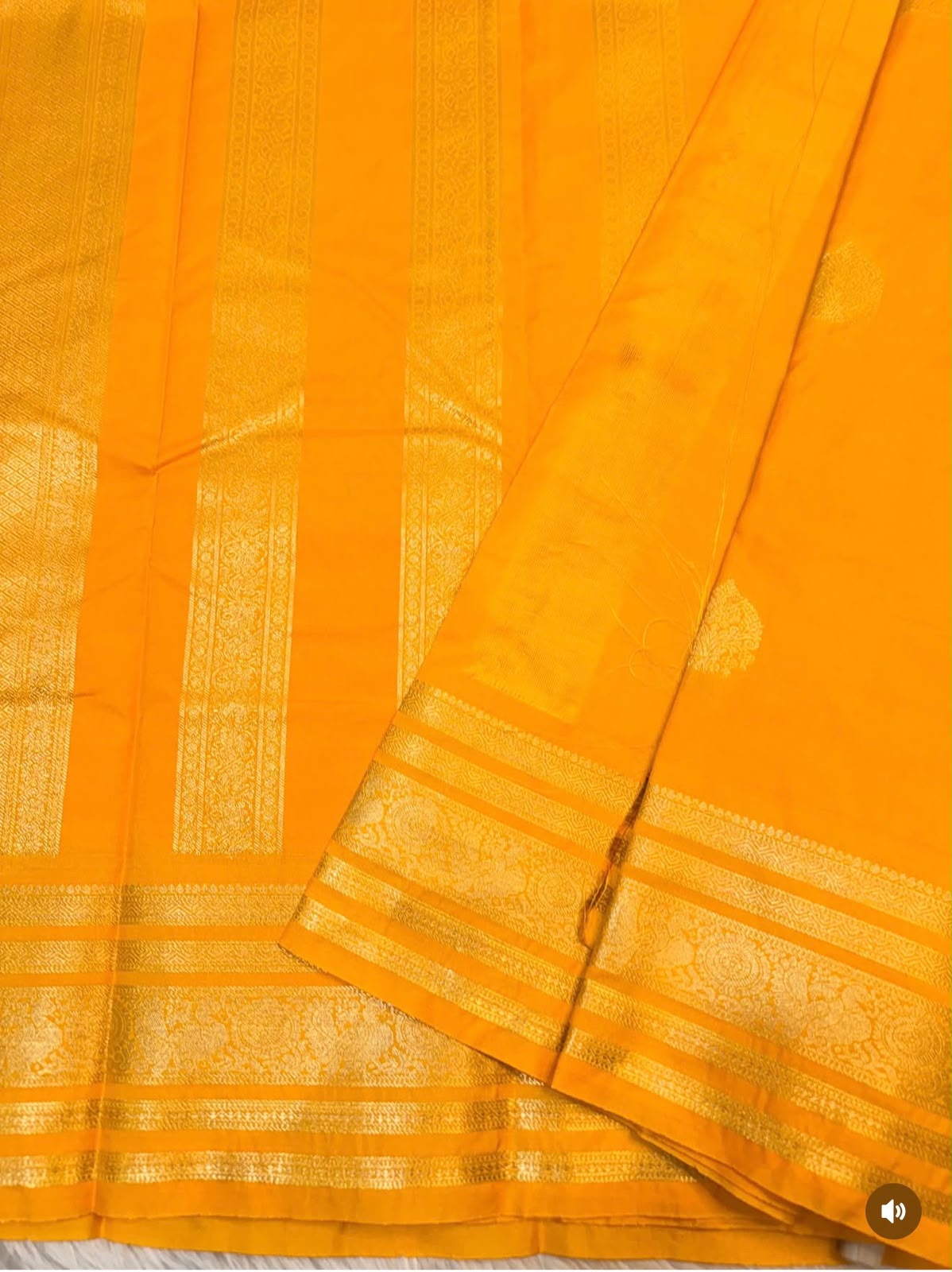 PREMIUM SEMI KANCHI SILK SAREE - AMBER