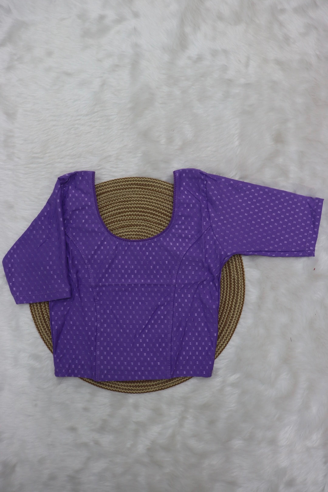 DESIGNER STRETCHABLE BLOUSE - LAVENDER