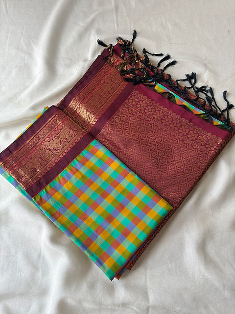 PREMIUM VARNAM-CASSATA PAALUM PAZHAMUM SAREE