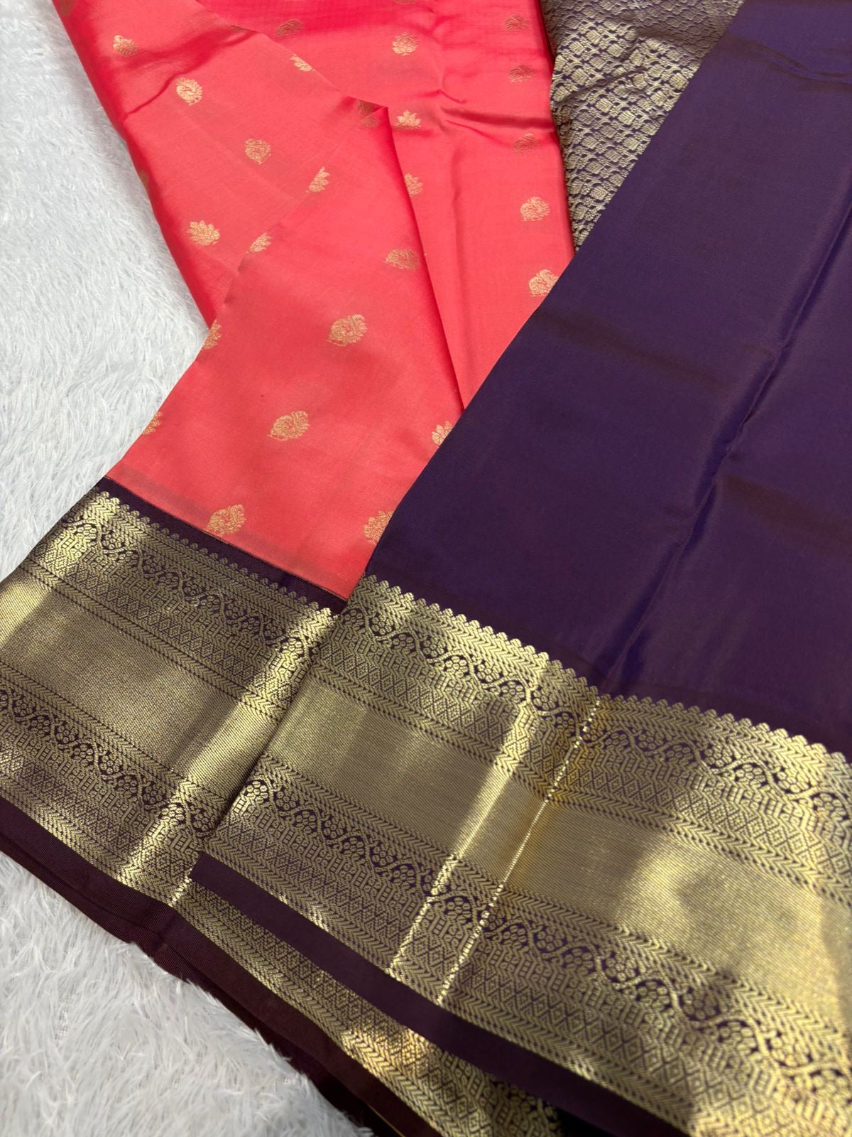 KANCHIPURAM PURE SILK SAREE | SILKMARK® CERTIFIED - ROUGE