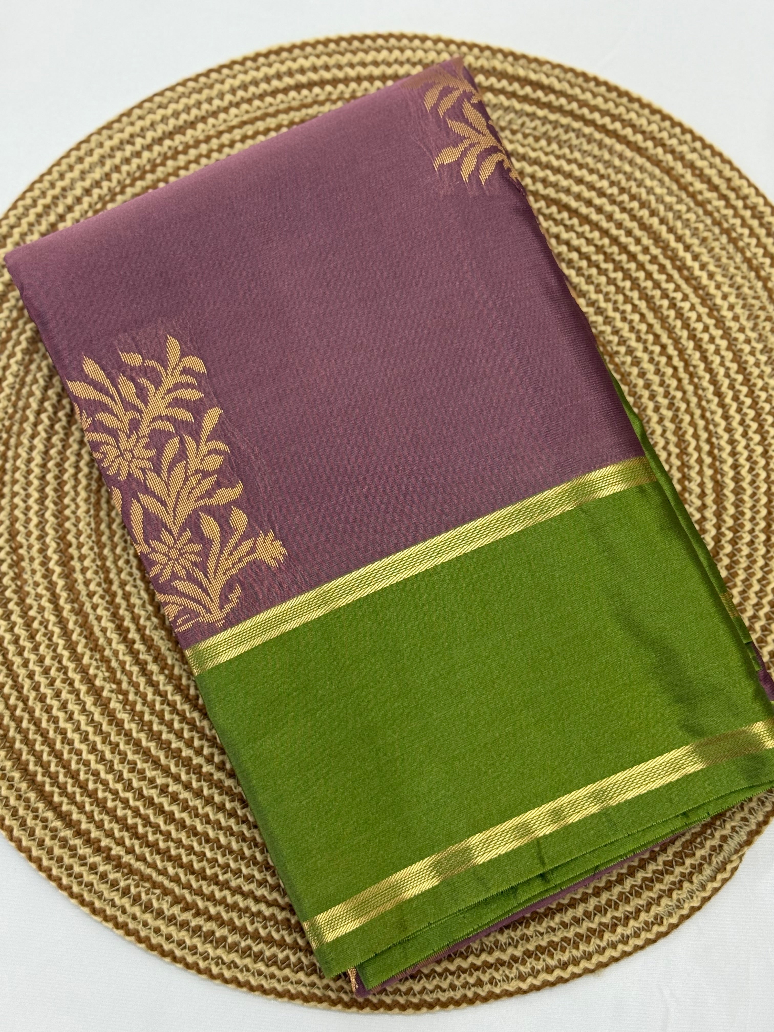 PREMIUM SEMI KANCHI SILK SAREE - ONION PINK