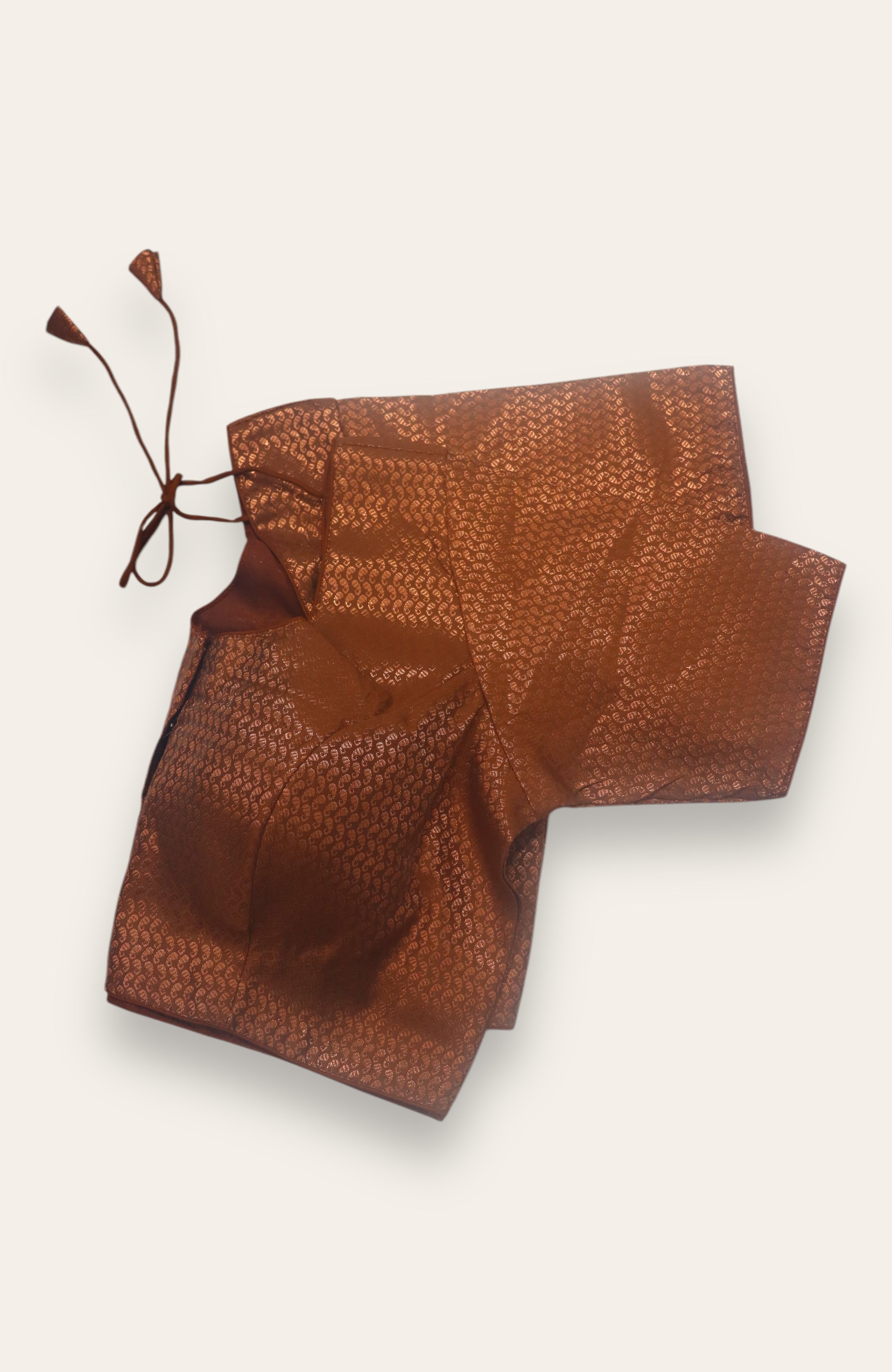 DESIGNER READYMADE BLOUSE - COPPER