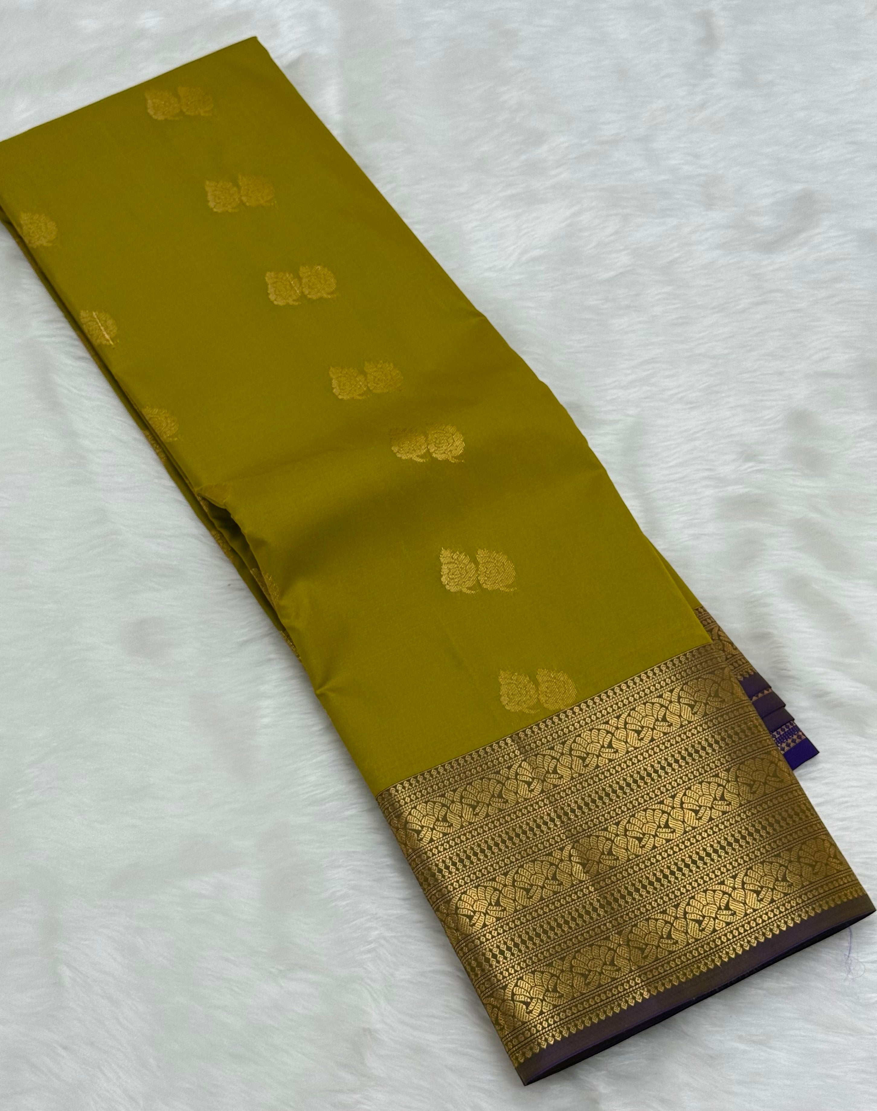 KARUNYA'S SPECIAL SOFT SILK SAREE - BRIGHT LEMON YELLOW