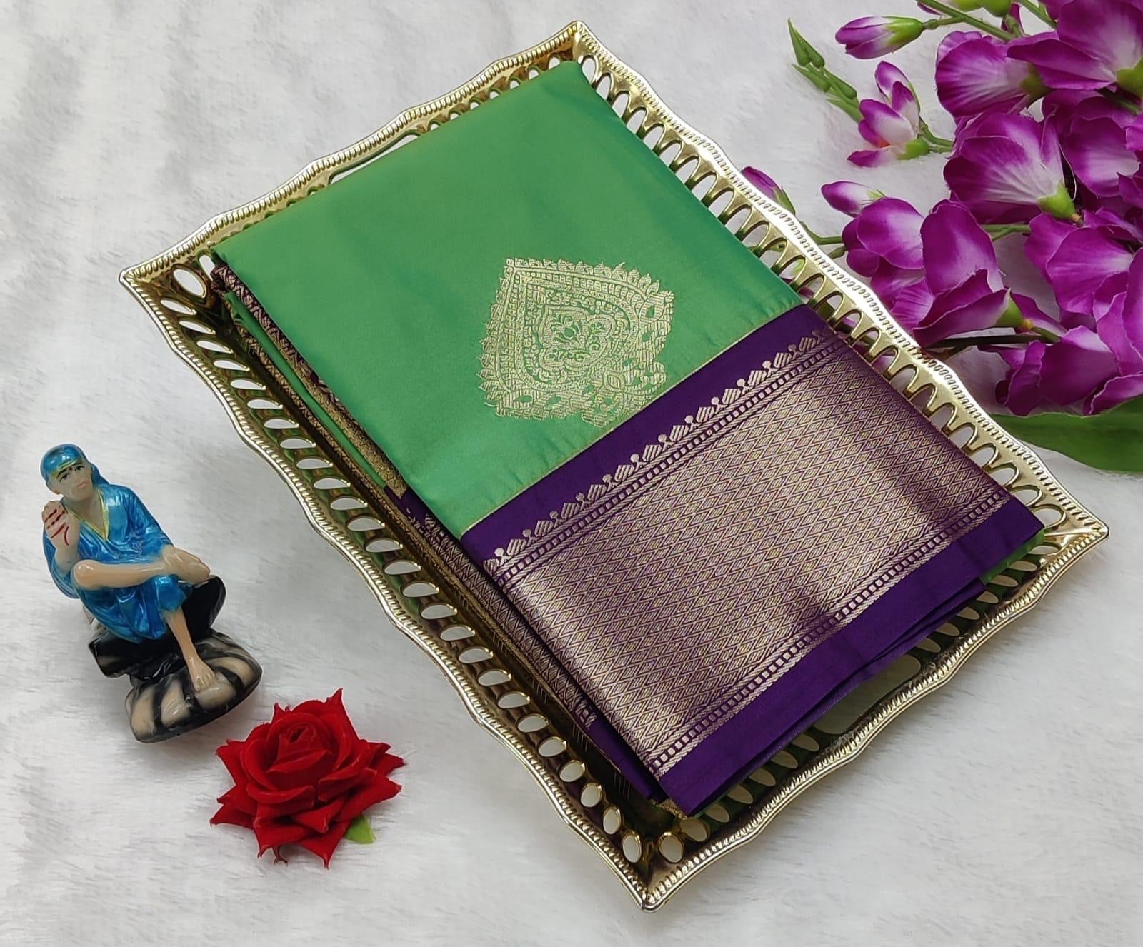 PREMIUM KORVAI SOFT SILK SAREE - MINT GREEN
