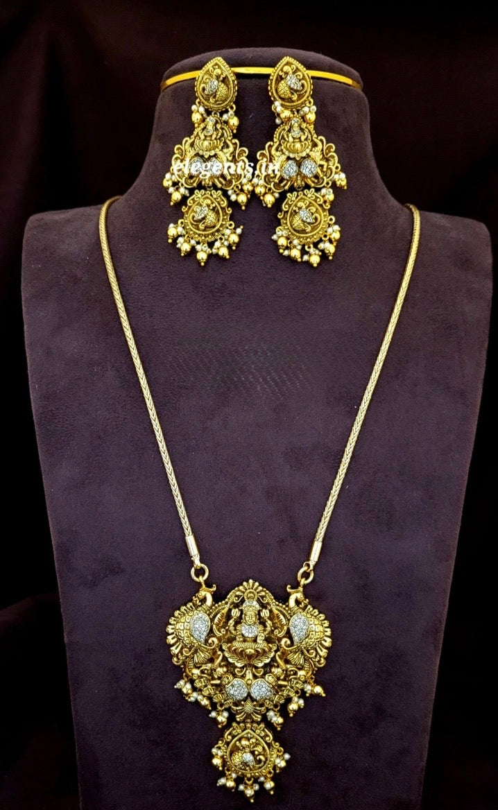 ELEGANT LAKSHMI DOLLAR CHAIN SET